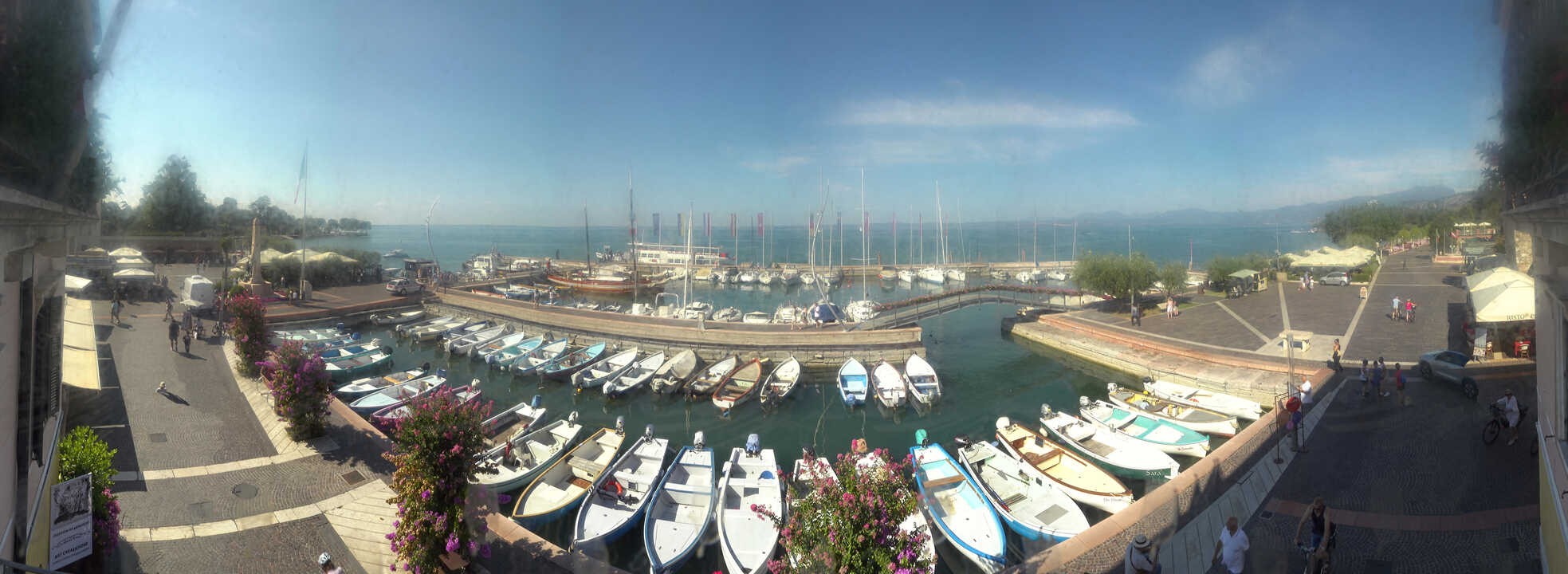 Archiv Foto Webcam Gardasee - Bardolino Hafen
