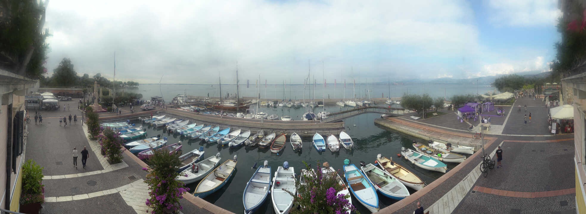 Archiv Foto Webcam Gardasee - Bardolino Hafen