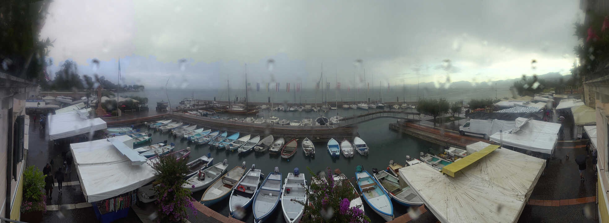 Archiv Foto Webcam Gardasee - Bardolino Hafen