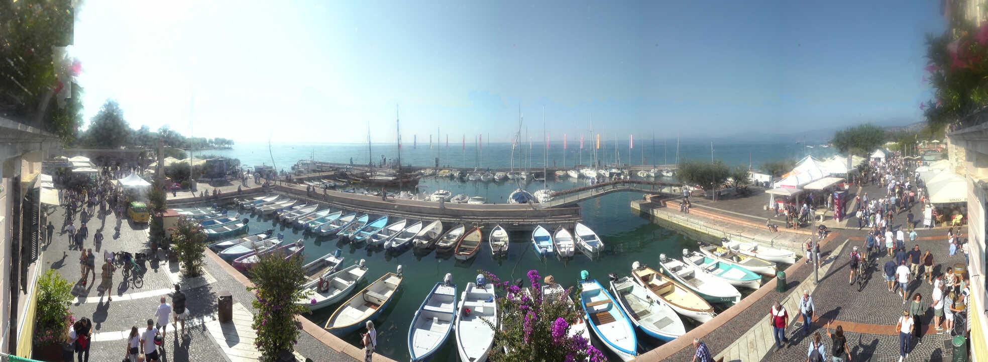 Archiv Foto Webcam Gardasee - Bardolino Hafen