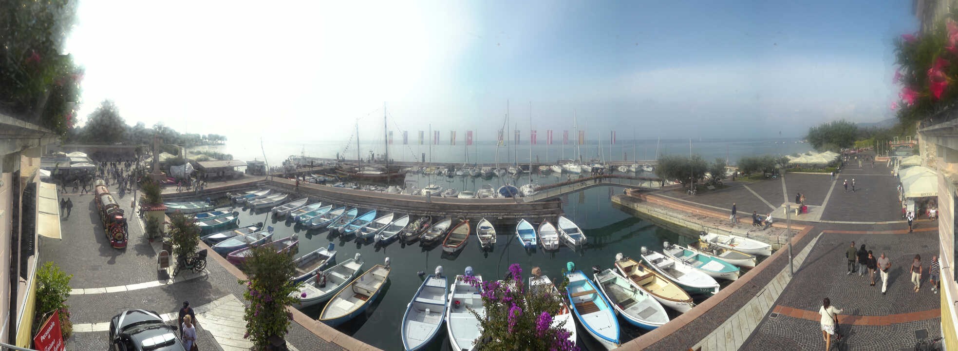 Archiv Foto Webcam Gardasee - Bardolino Hafen