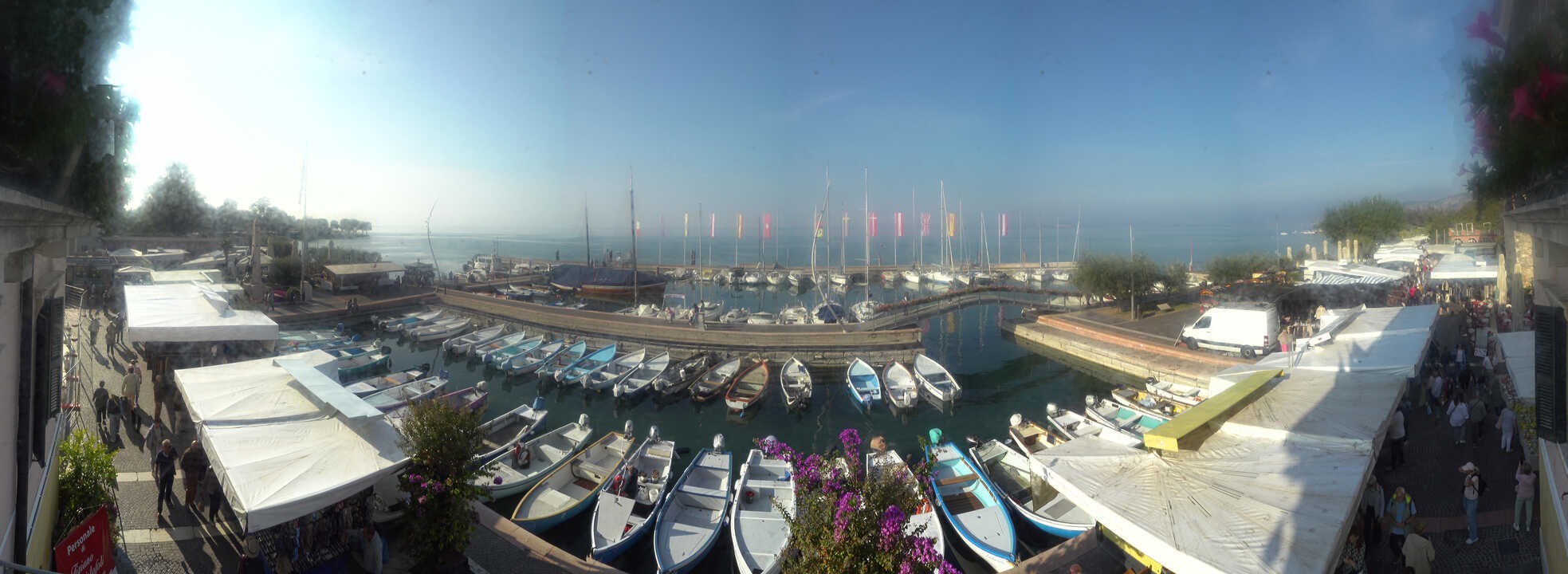 Archiv Foto Webcam Gardasee - Bardolino Hafen