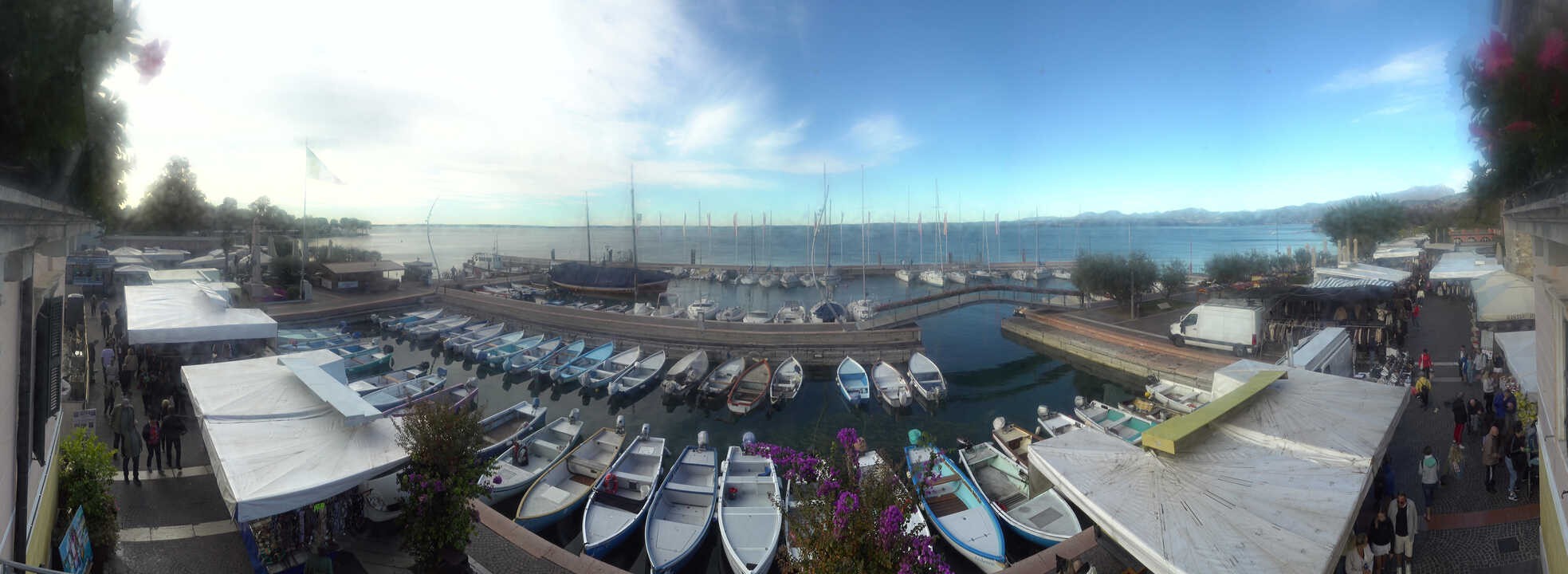 Archived image Webcam Lago di Garda - Harbour of Bardolino