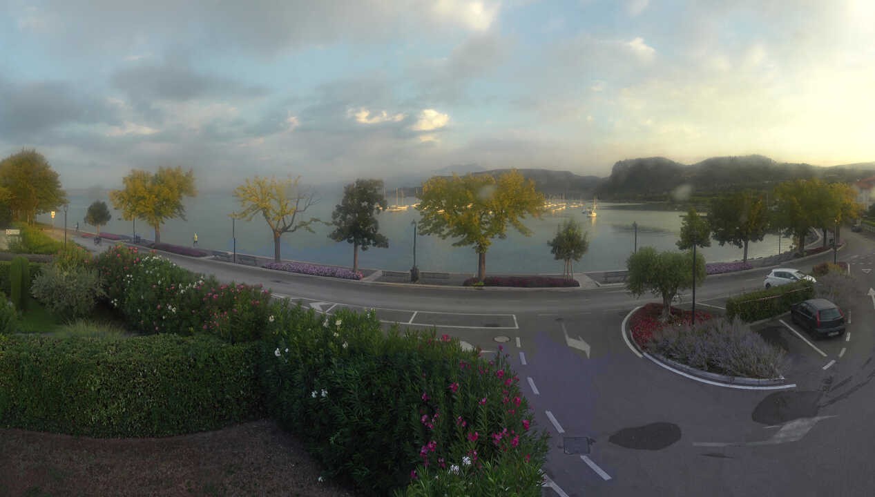 Archiv Foto Webcam Gardasee - Bardolino Punta Cornicello