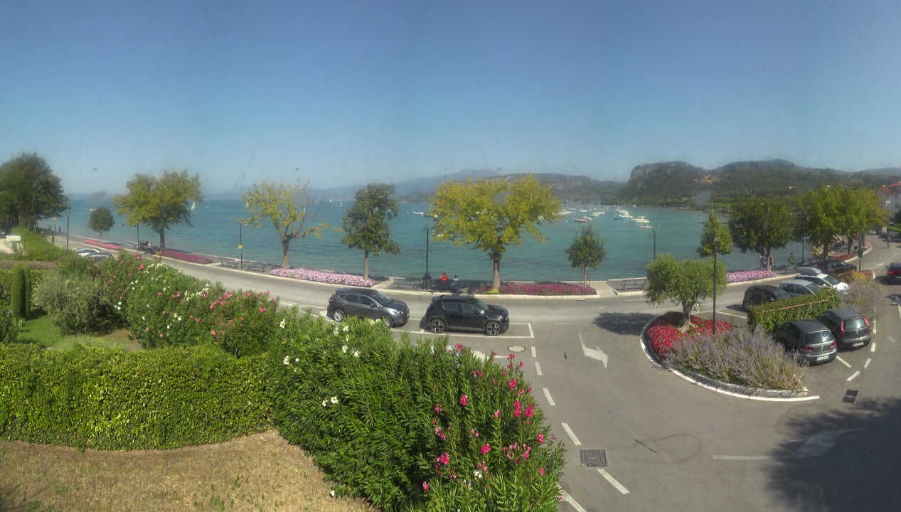 Archiv Foto Webcam Gardasee - Bardolino Punta Cornicello