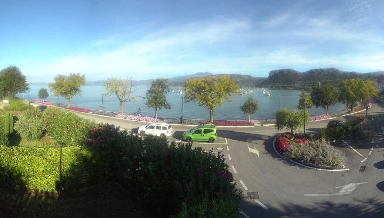 Archiv Foto Webcam Gardasee - Bardolino Punta Cornicello