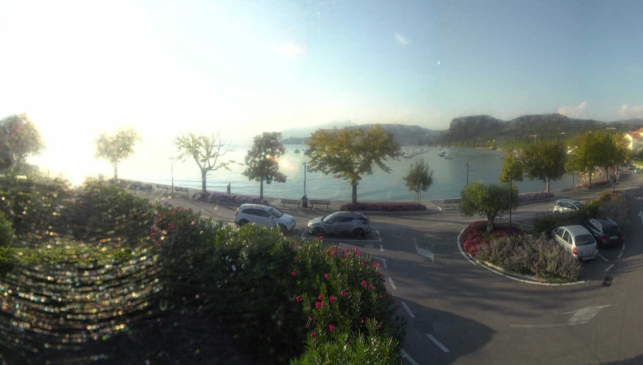 Archiv Foto Webcam Gardasee - Bardolino Punta Cornicello