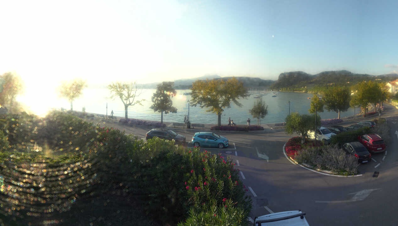 Archiv Foto Webcam Gardasee - Bardolino Punta Cornicello