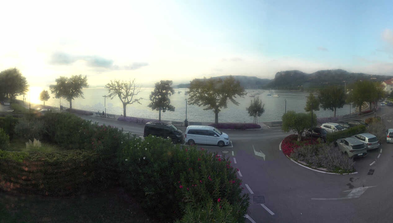 Archiv Foto Webcam Gardasee - Bardolino Punta Cornicello