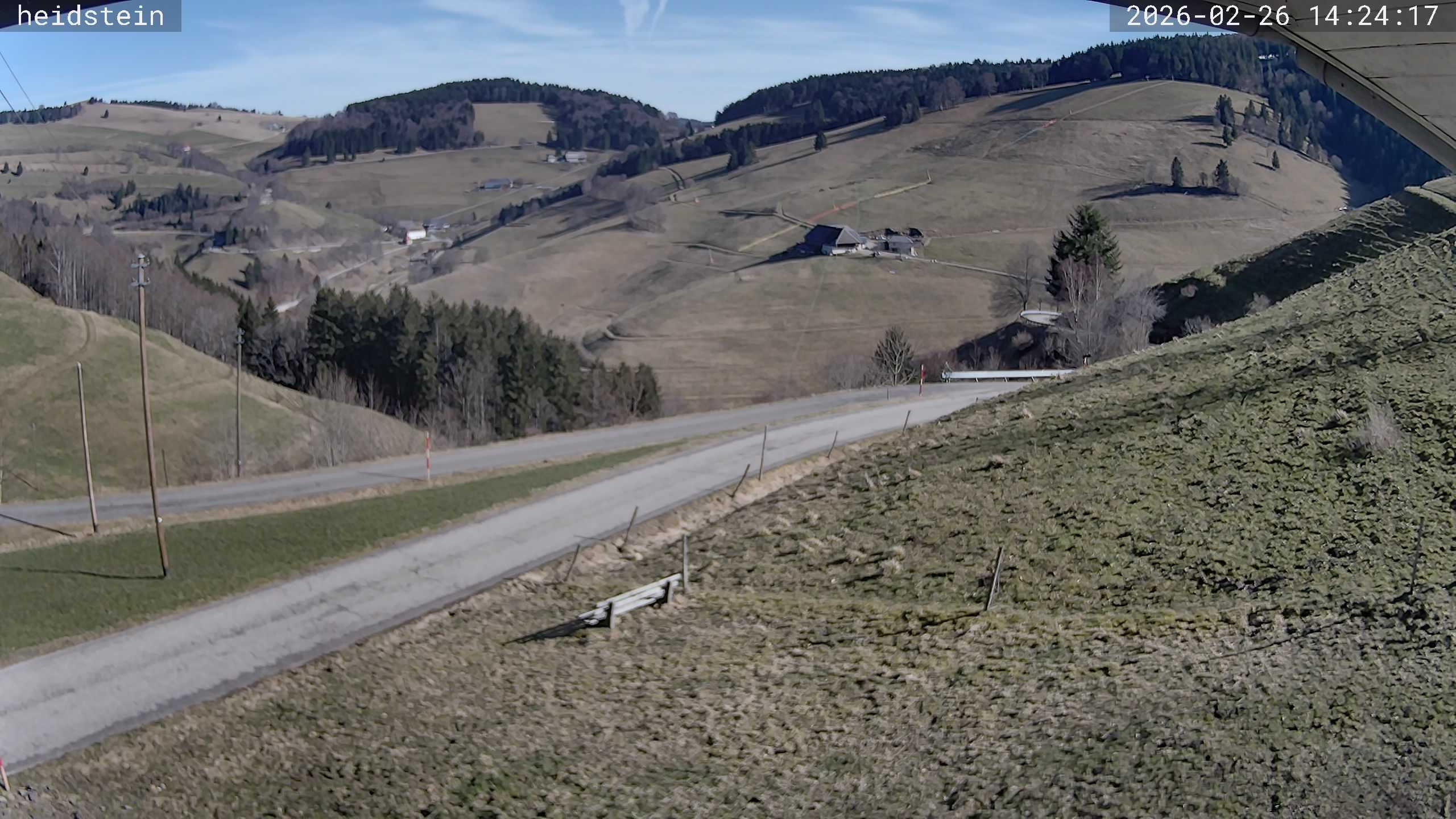 Archived image Webcam Münstertal-Wieden: Heidstein Lift