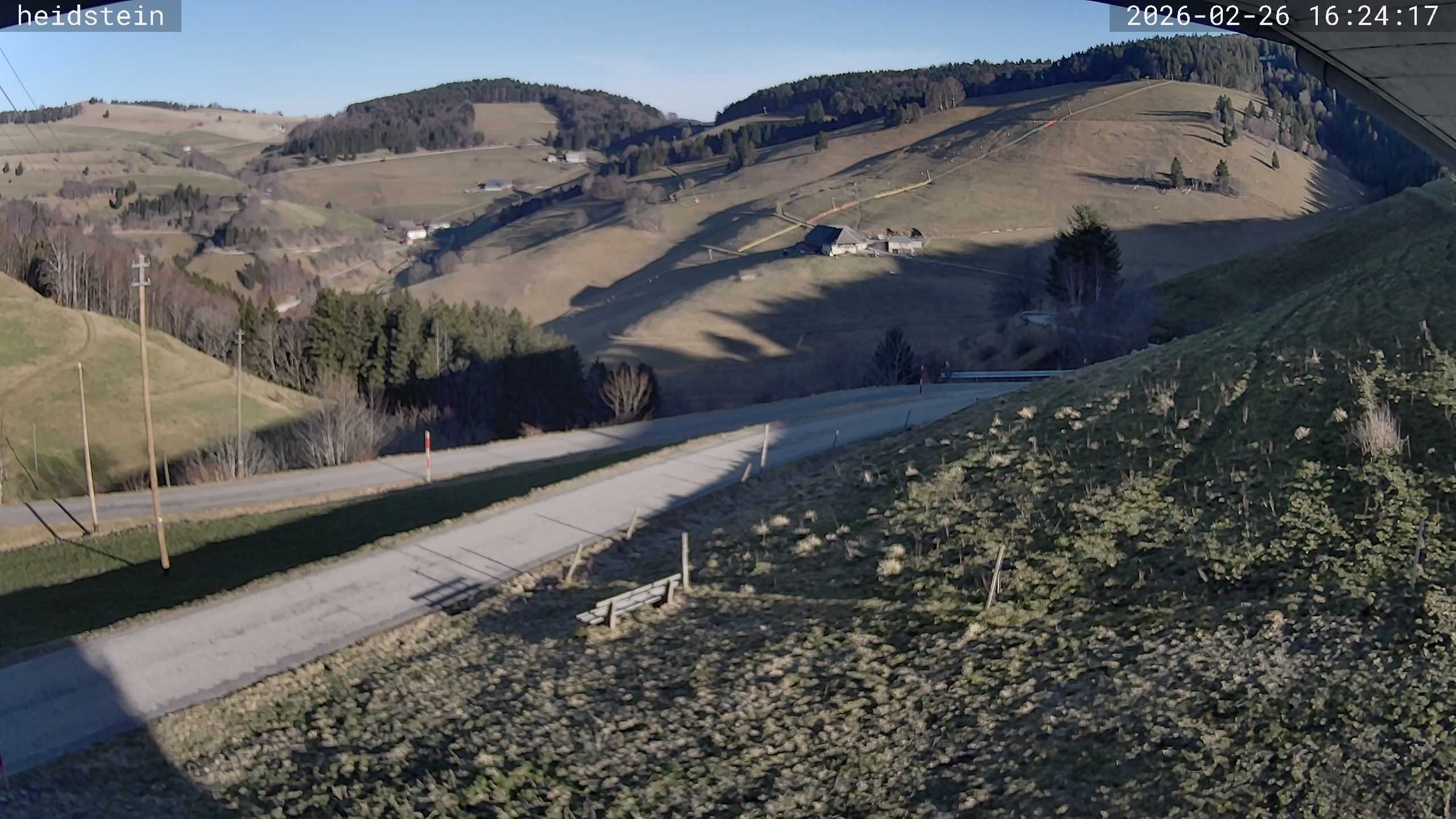 Archived image Webcam Münstertal-Wieden: Heidstein Lift