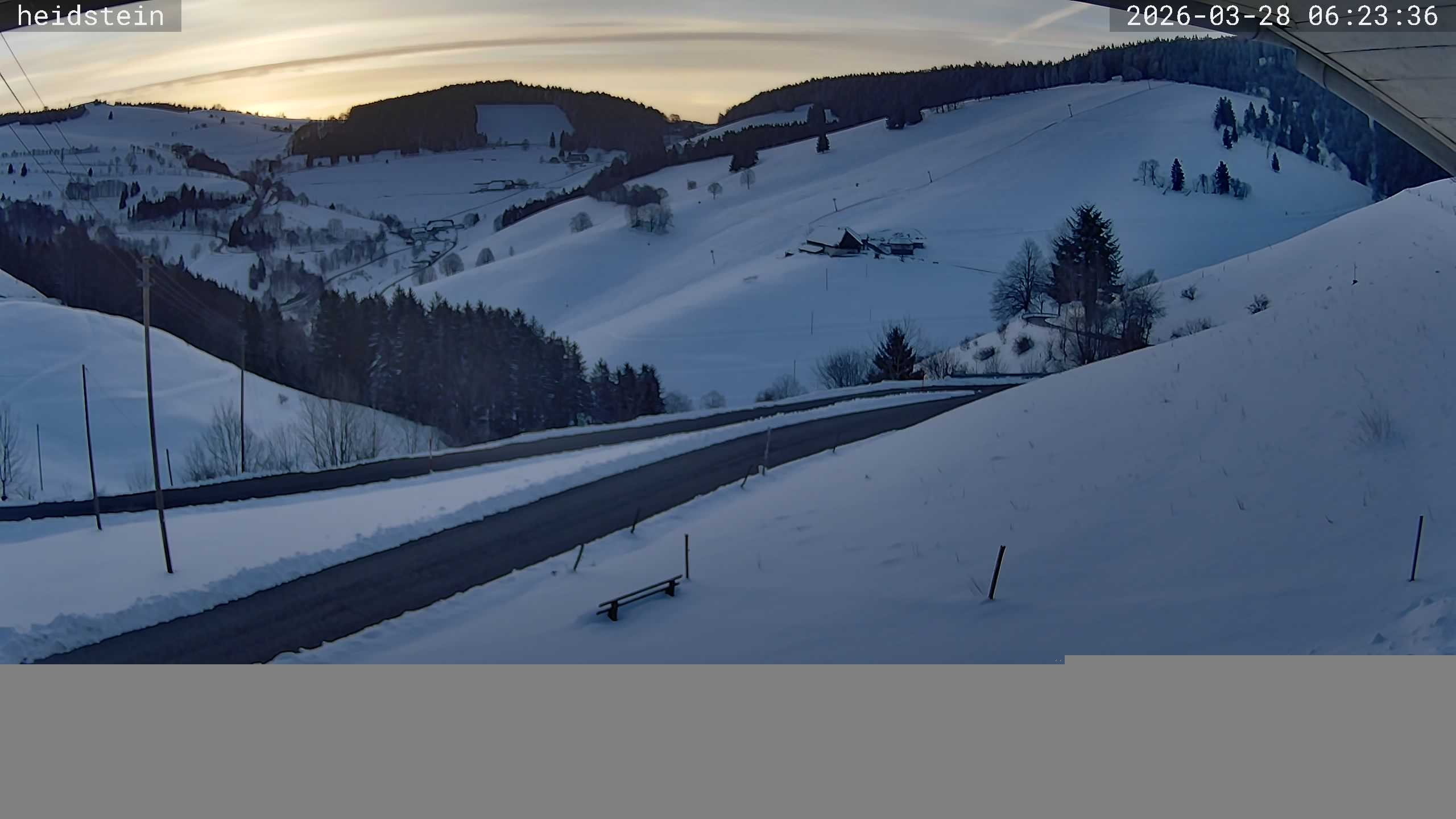 Archived image Webcam Münstertal-Wieden: Heidstein Lift