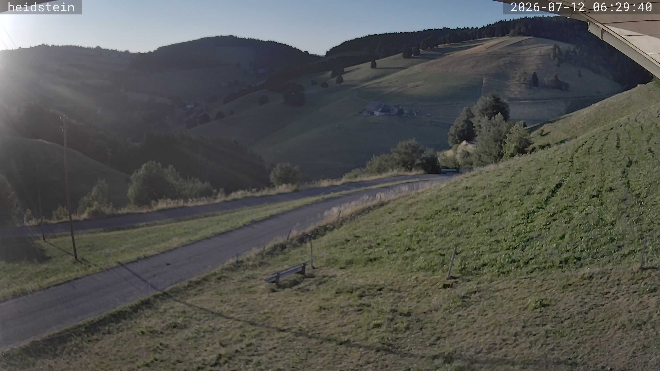 Archived image Webcam Münstertal-Wieden: Heidstein Lift