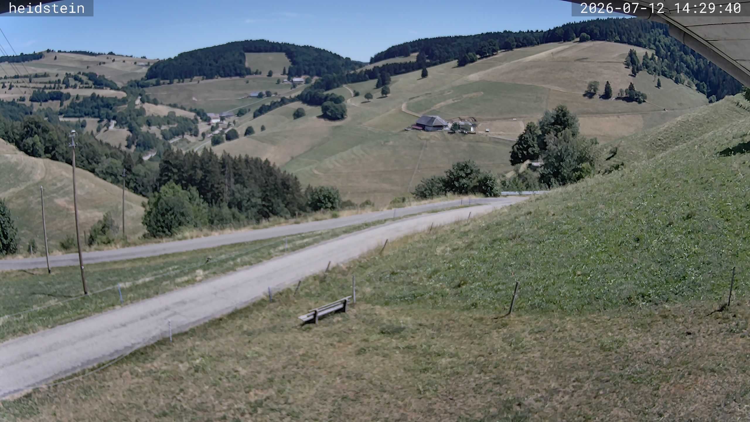 Archived image Webcam Münstertal-Wieden: Heidstein Lift