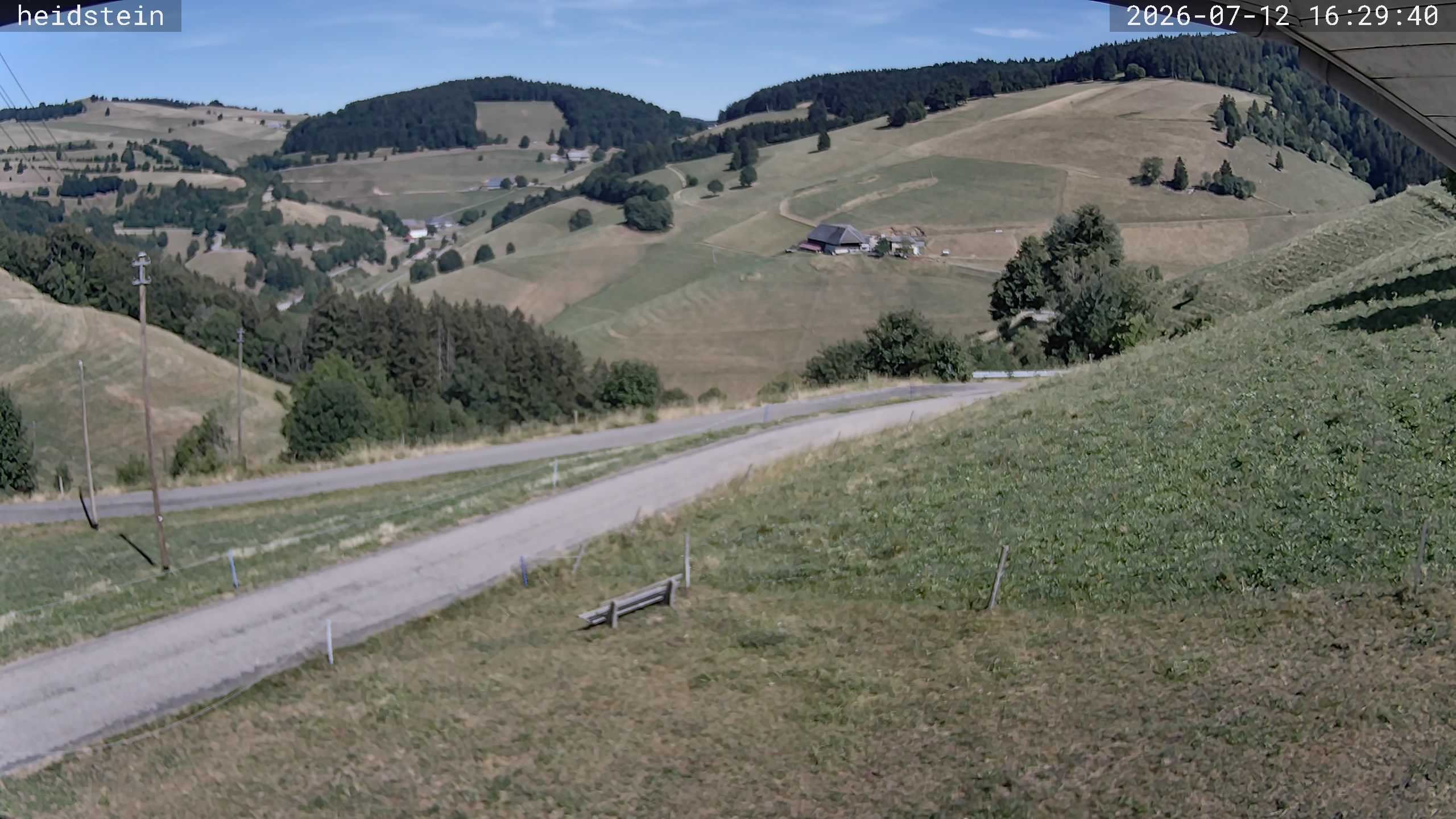 Archived image Webcam Münstertal-Wieden: Heidstein Lift