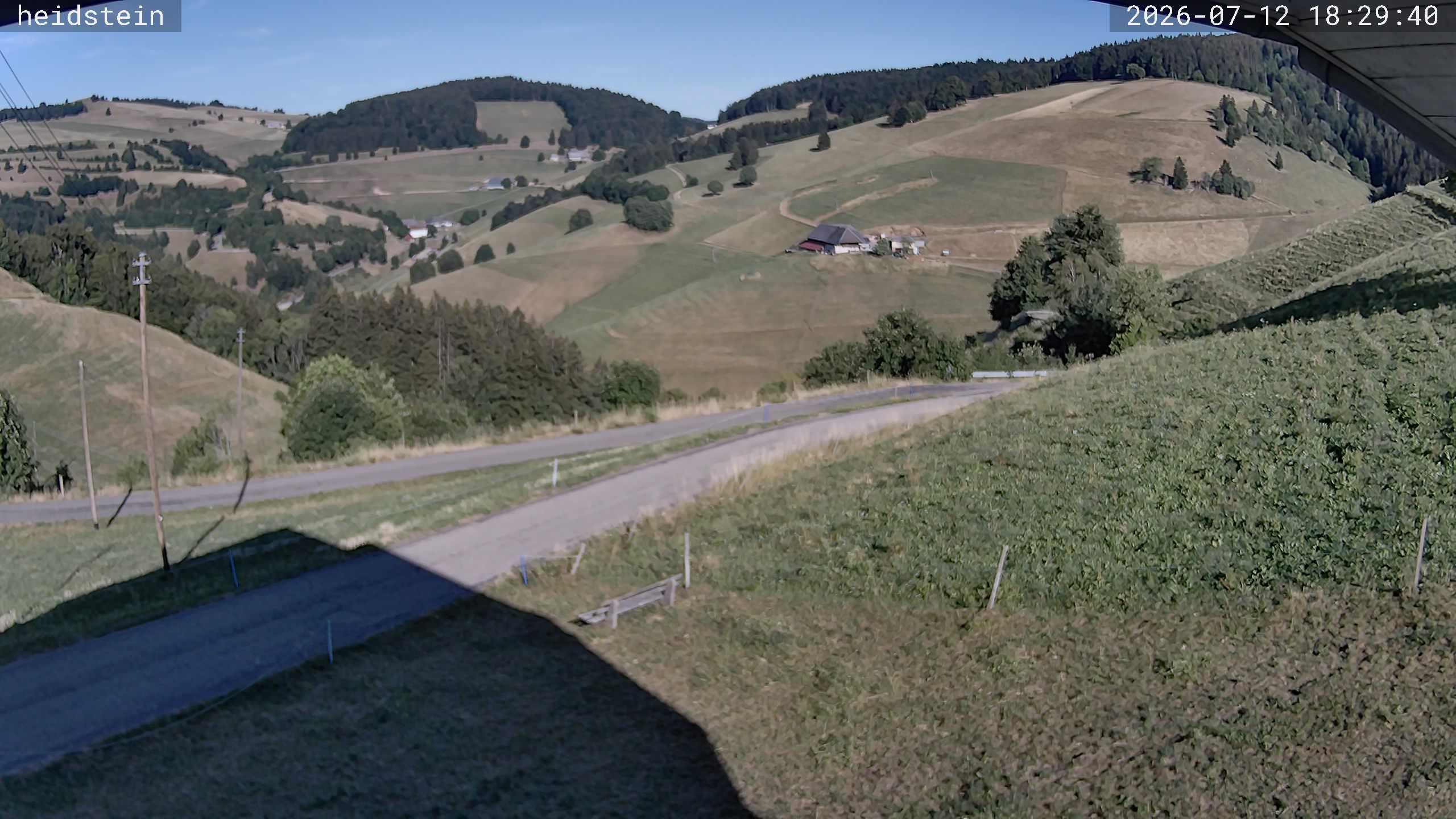 Archived image Webcam Münstertal-Wieden: Heidstein Lift