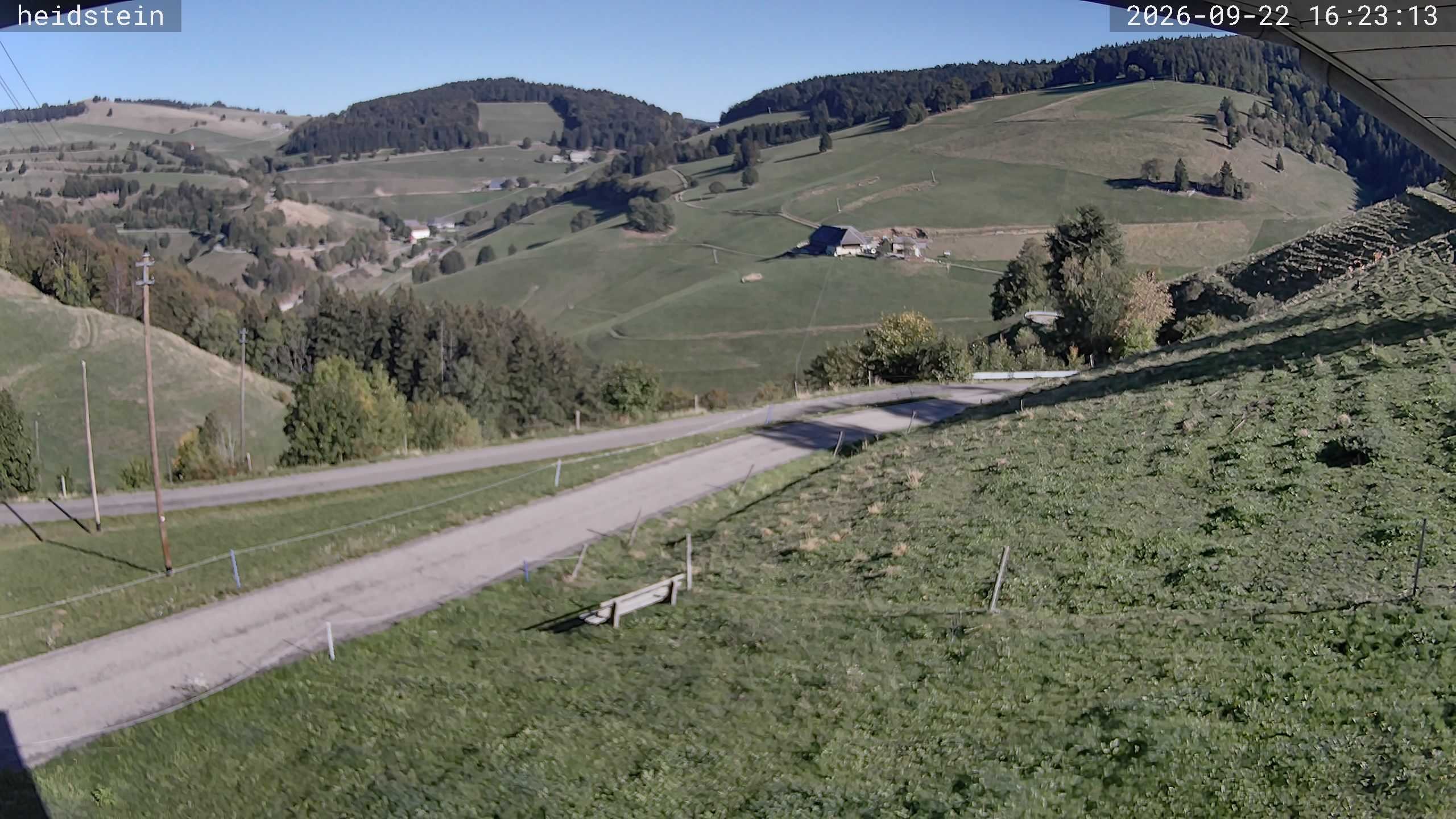 Archived image Webcam Münstertal-Wieden: Heidstein Lift