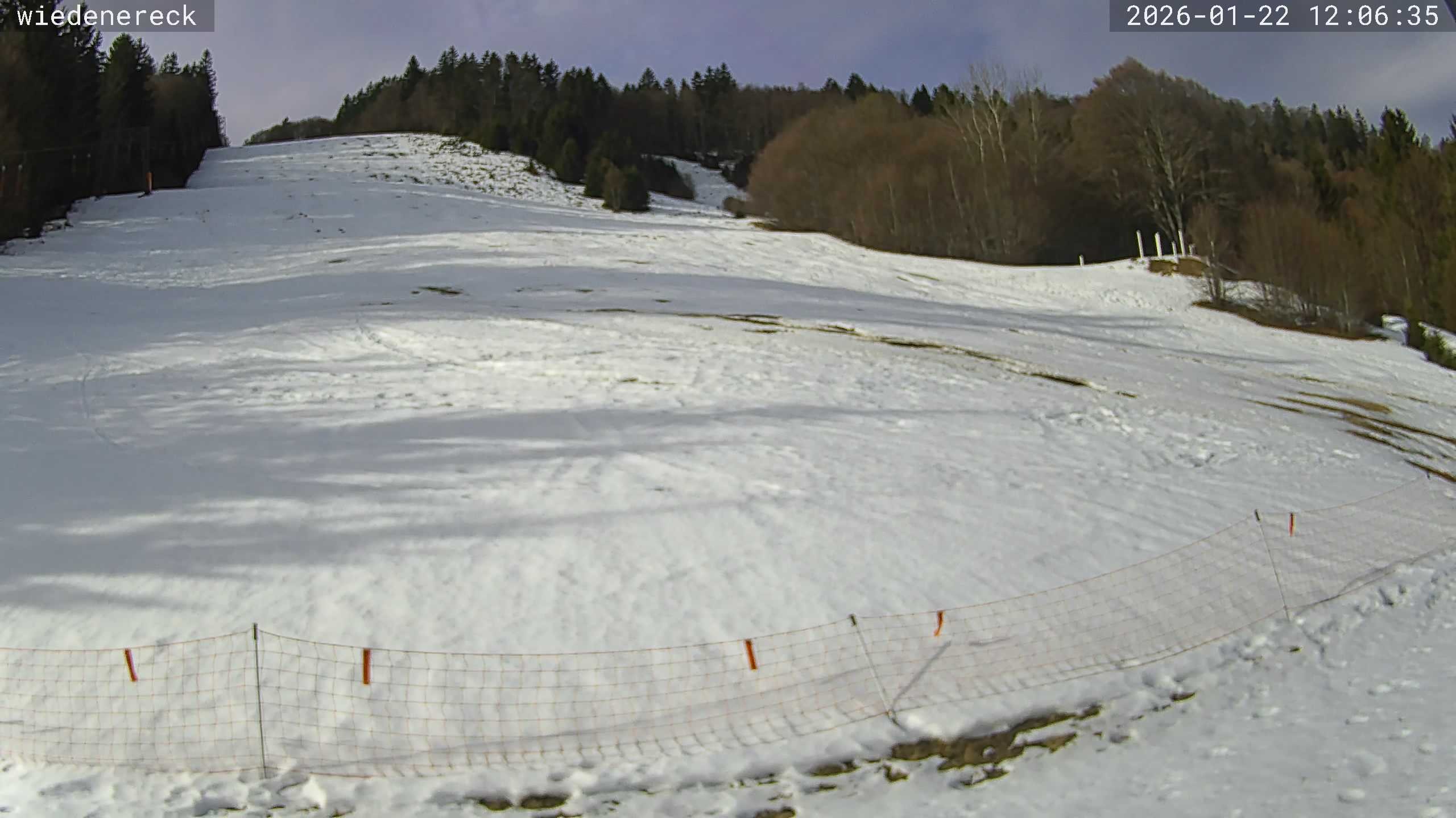 Archiv Foto Webcam Münstertal-Wieden: Wiedenereck Skilift