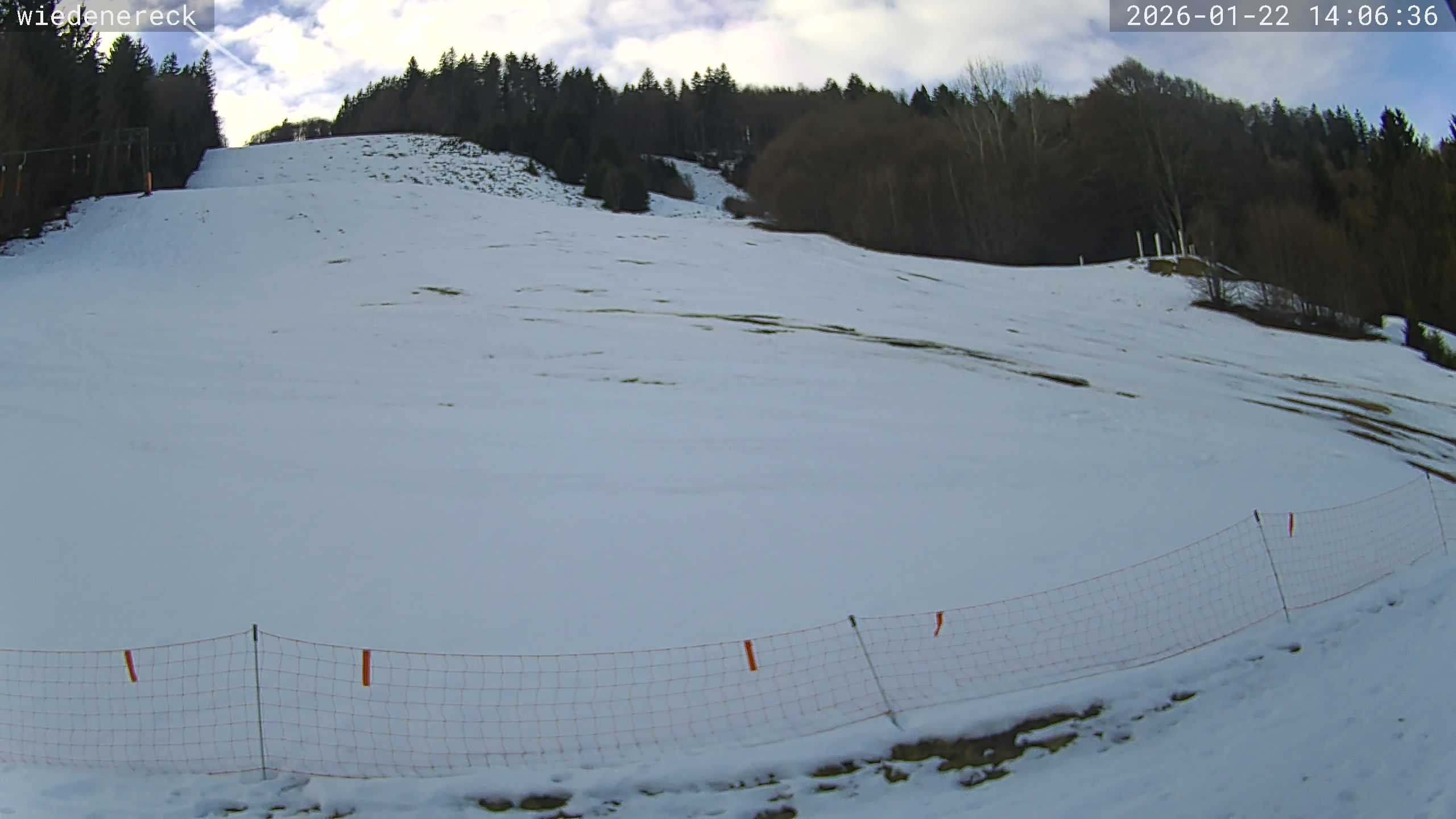 Archiv Foto Webcam Münstertal-Wieden: Wiedenereck Skilift