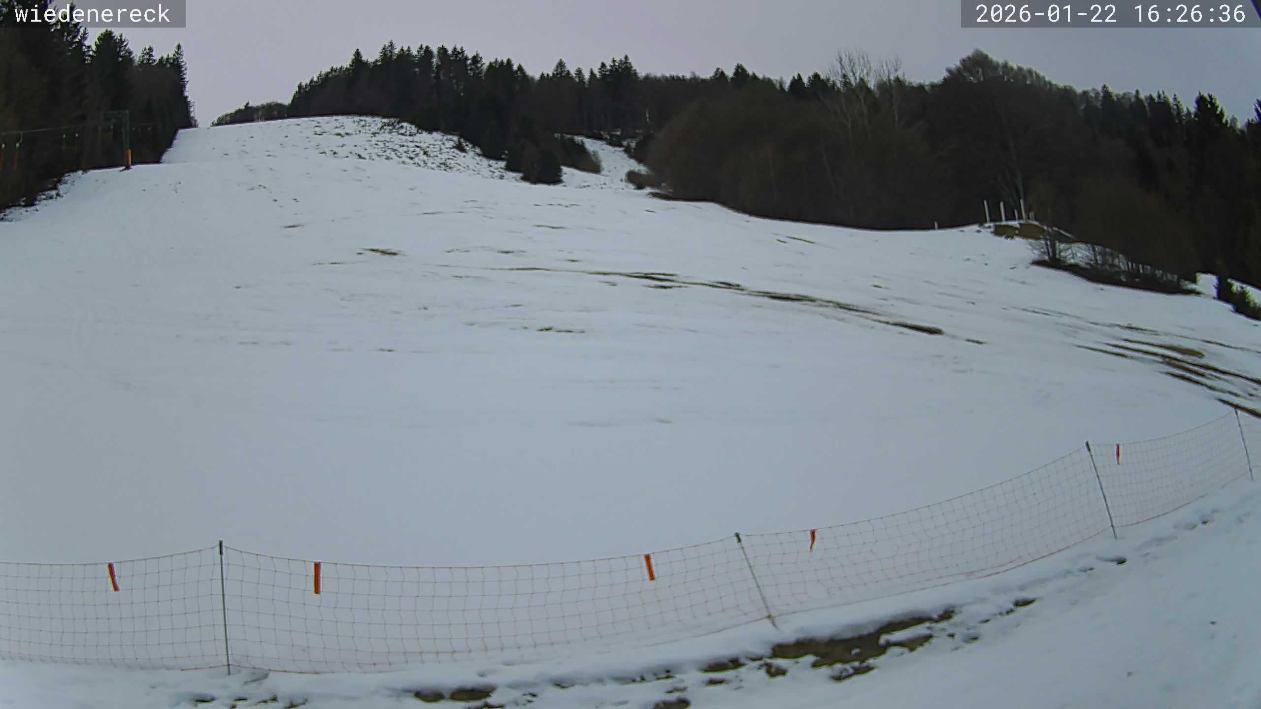 Archiv Foto Webcam Münstertal-Wieden: Wiedenereck Skilift