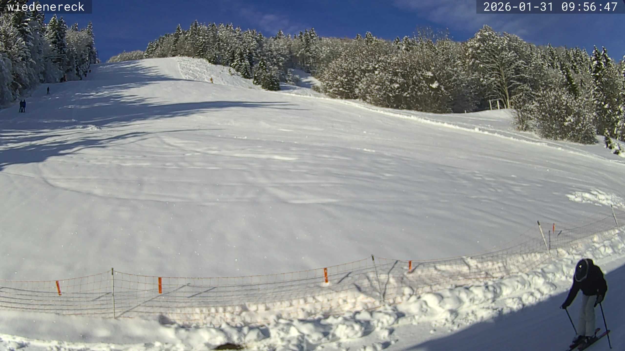 Archiv Foto Webcam Münstertal-Wieden: Wiedenereck Skilift
