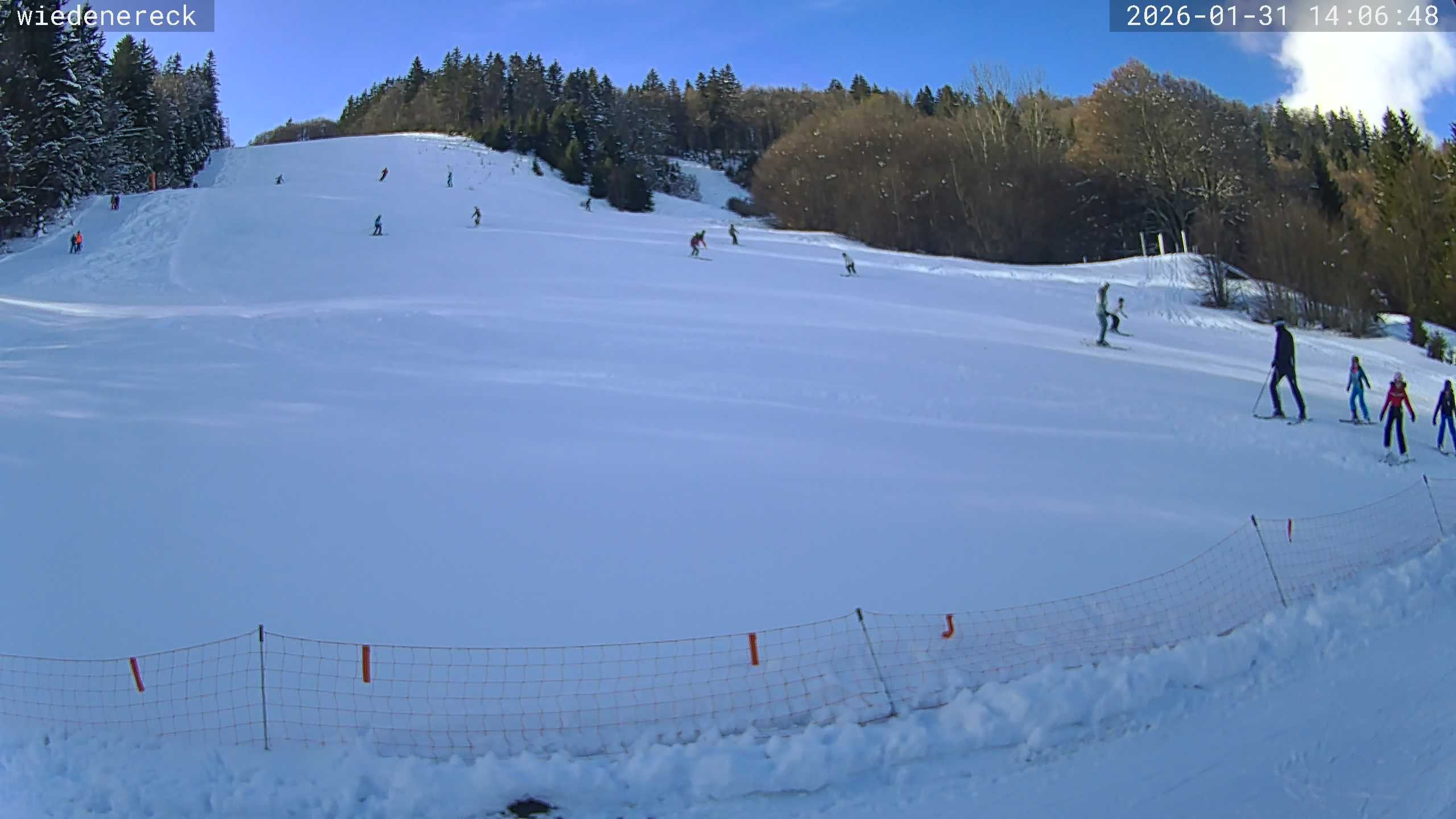 Archiv Foto Webcam Münstertal-Wieden: Wiedenereck Skilift