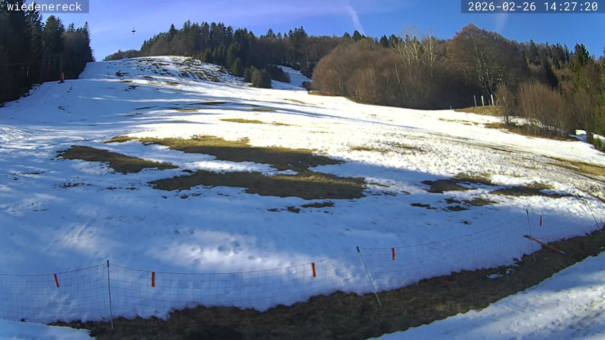 Archived image Webcam Münstertal-Wieden: Wiedenereck lift