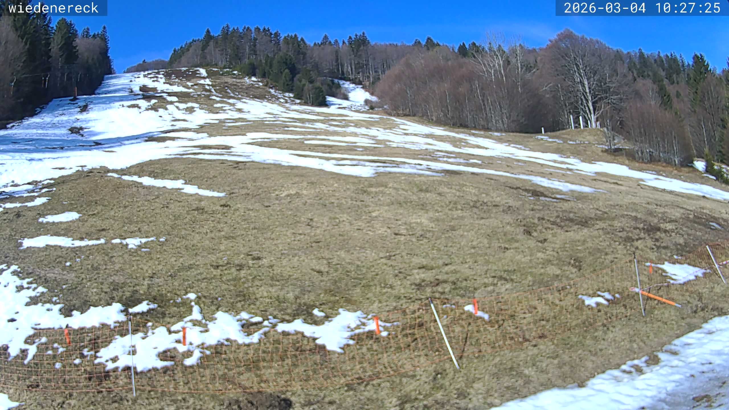 Archiv Foto Webcam Münstertal-Wieden: Wiedenereck Skilift