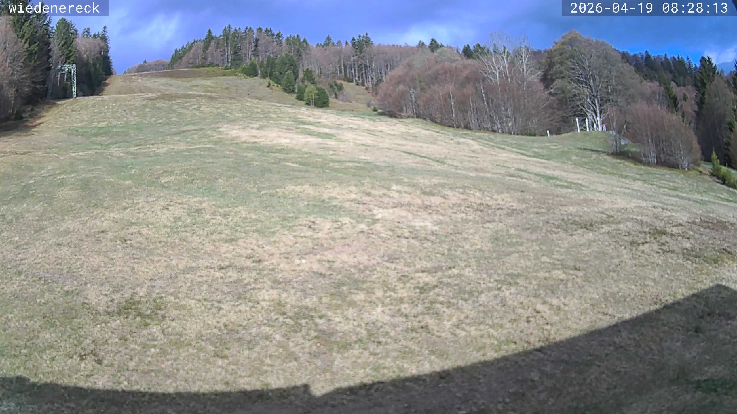 Archiv Foto Webcam Münstertal-Wieden: Wiedenereck Skilift