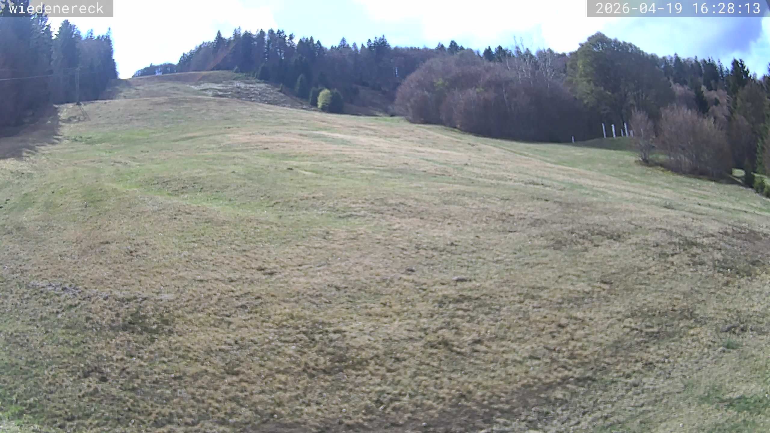 Archiv Foto Webcam Münstertal-Wieden: Wiedenereck Skilift