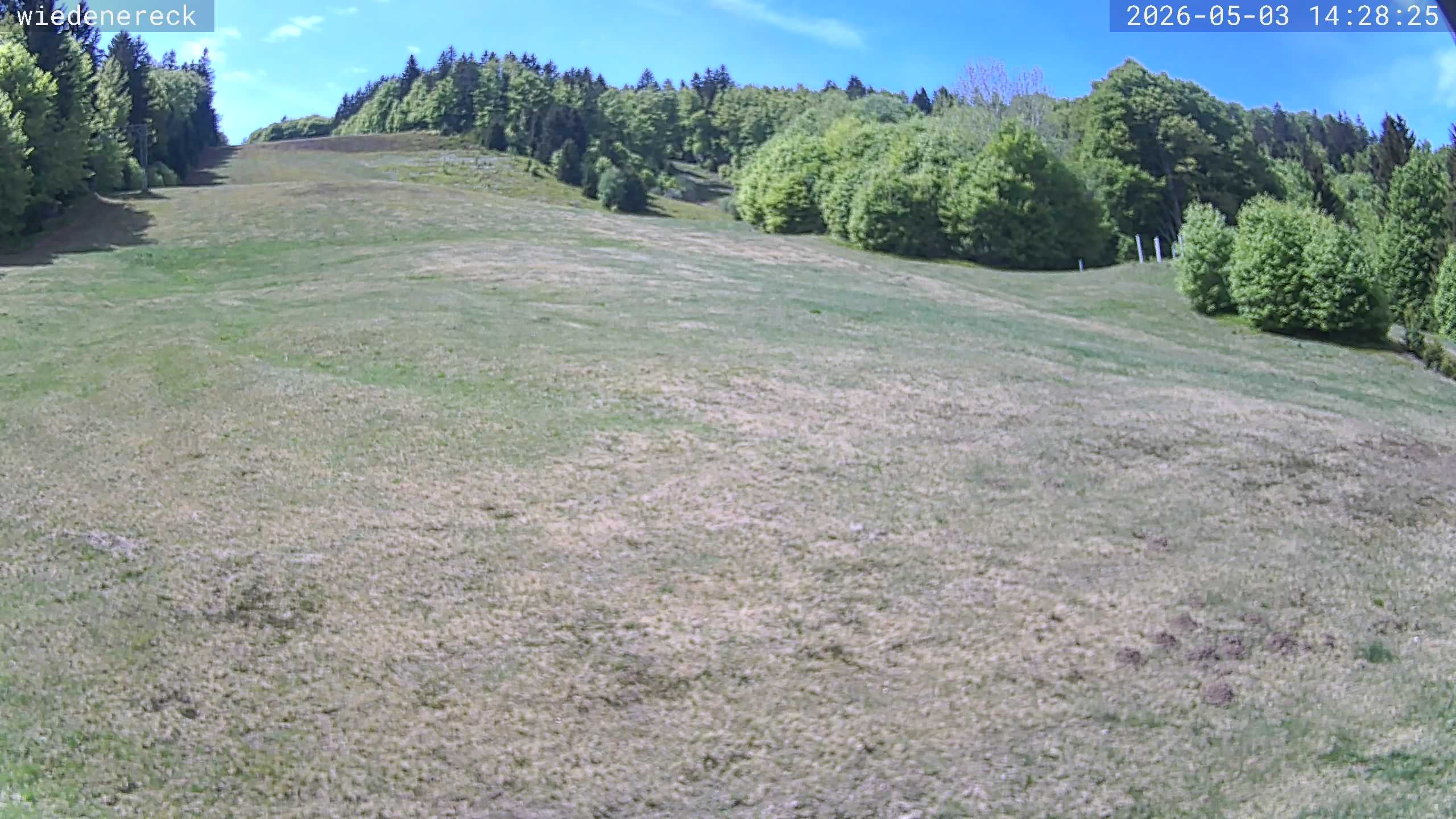 Archived image Webcam Münstertal-Wieden: Wiedenereck lift