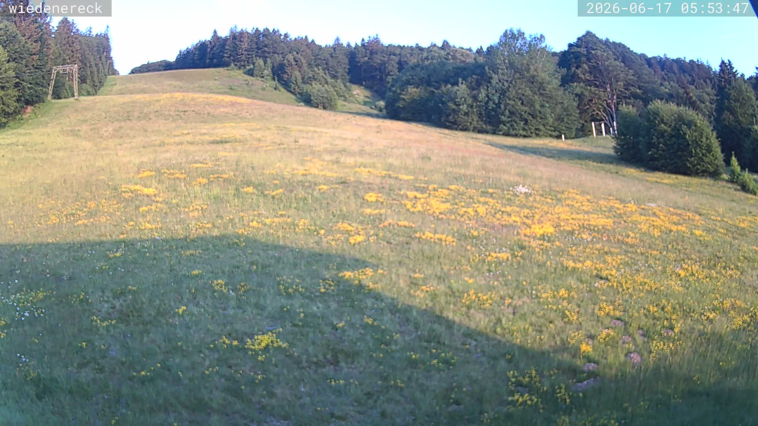 Archiv Foto Webcam Münstertal-Wieden: Wiedenereck Skilift