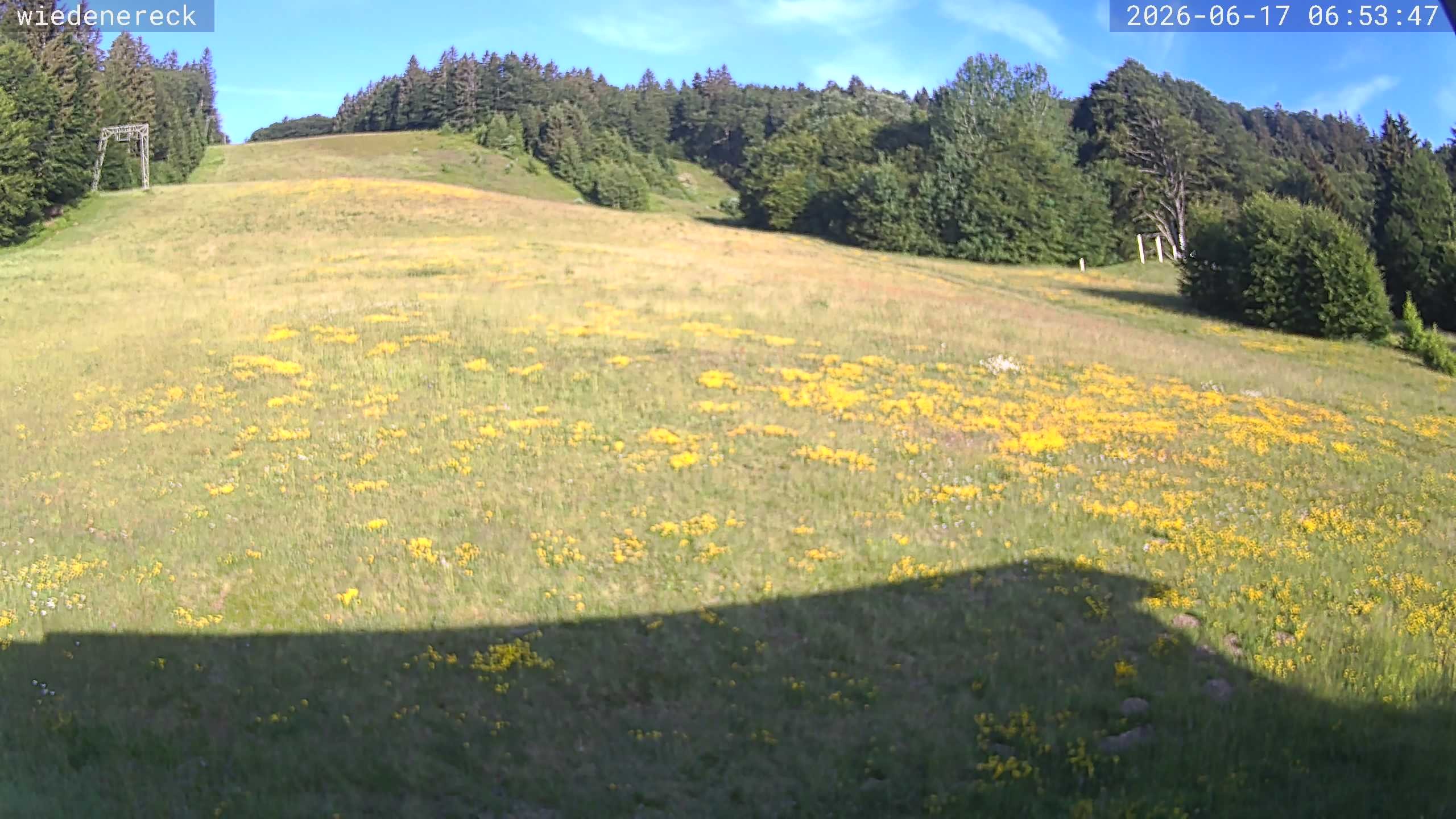 Archiv Foto Webcam Münstertal-Wieden: Wiedenereck Skilift