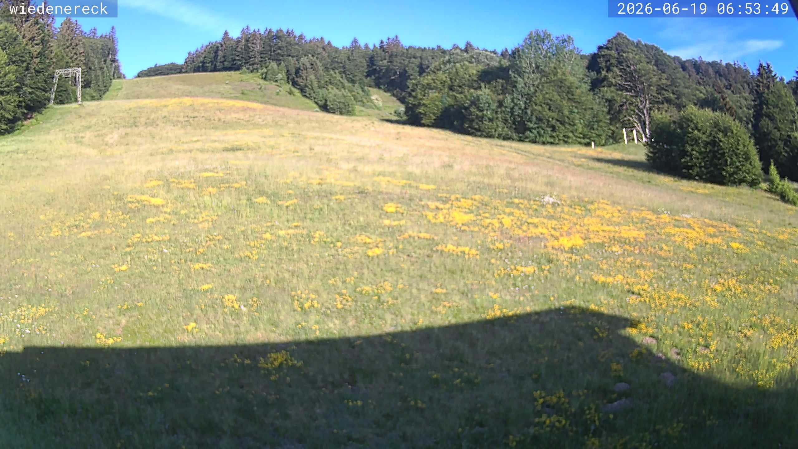 Archiv Foto Webcam Münstertal-Wieden: Wiedenereck Skilift