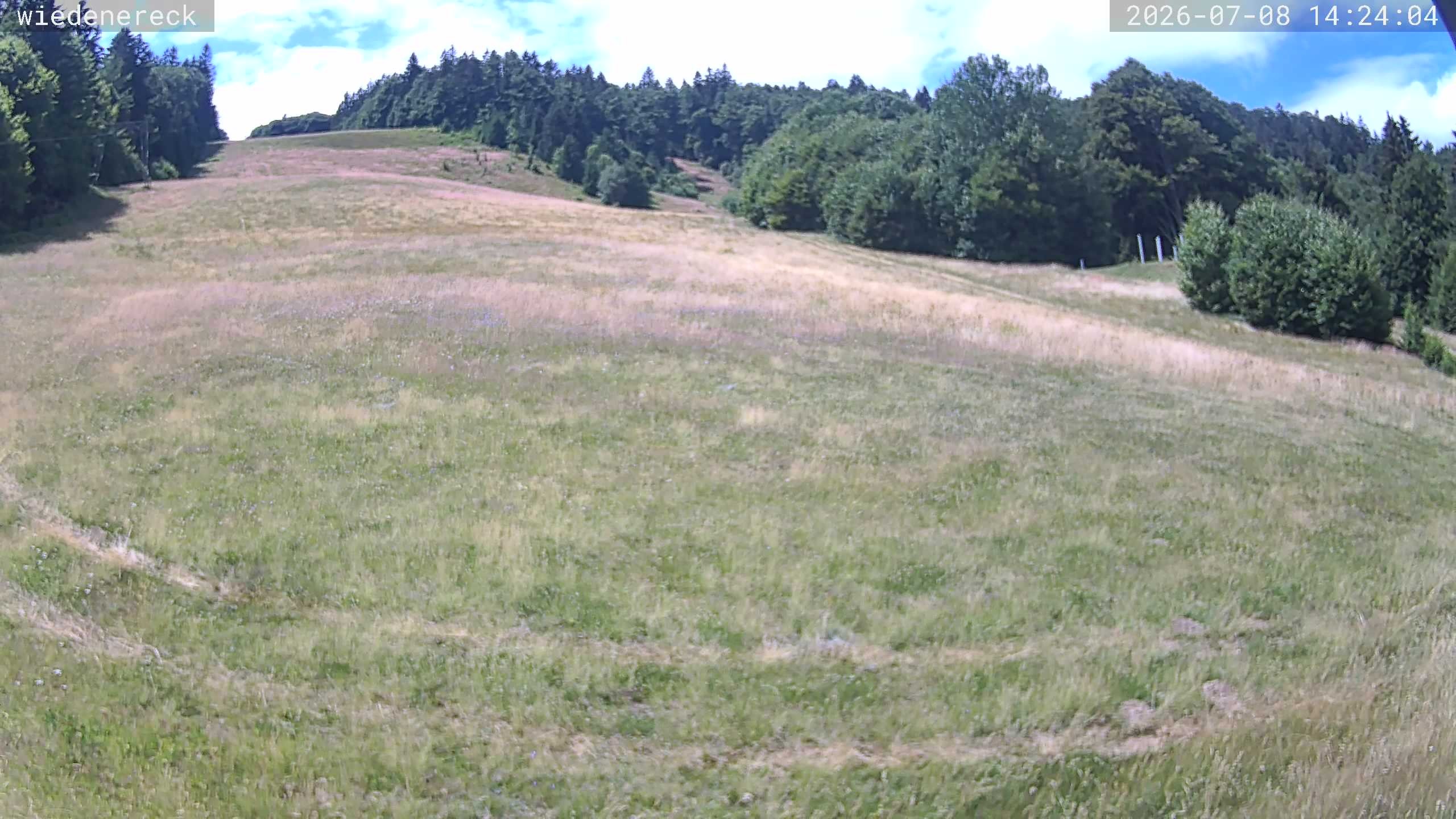 Archived image Webcam Münstertal-Wieden: Wiedenereck lift