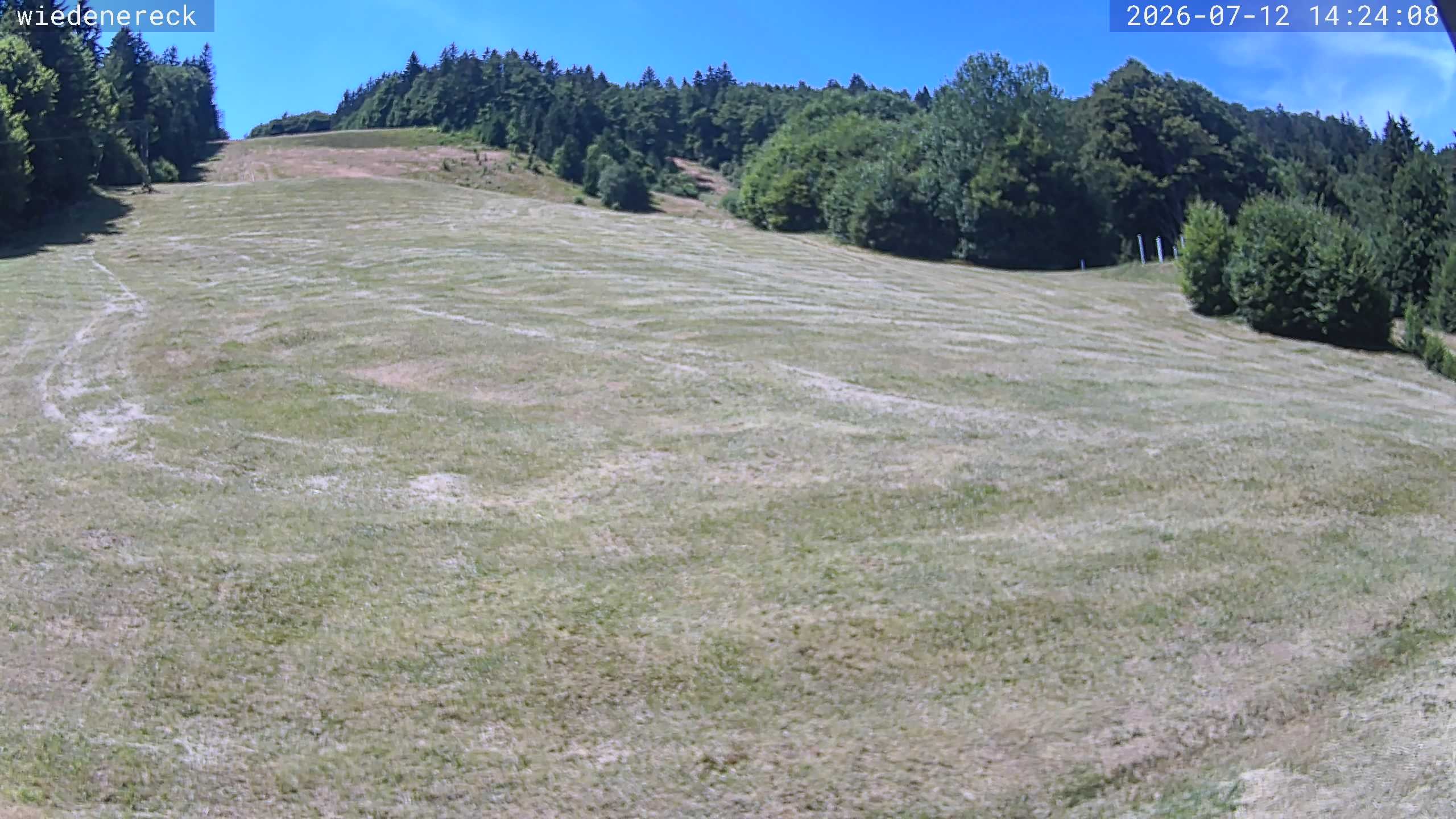 Archived image Webcam Münstertal-Wieden: Wiedenereck lift