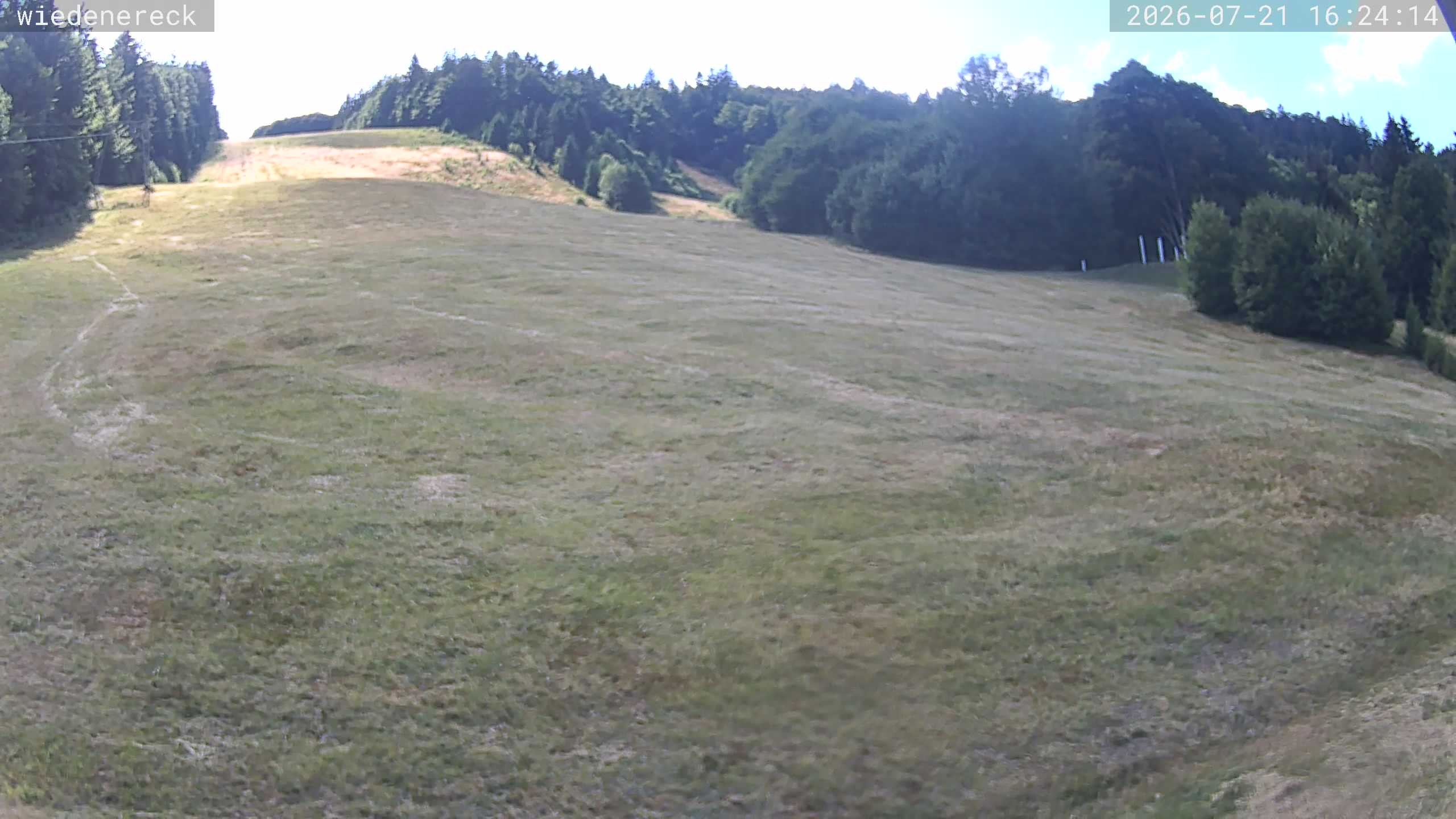 Archiv Foto Webcam Münstertal-Wieden: Wiedenereck Skilift