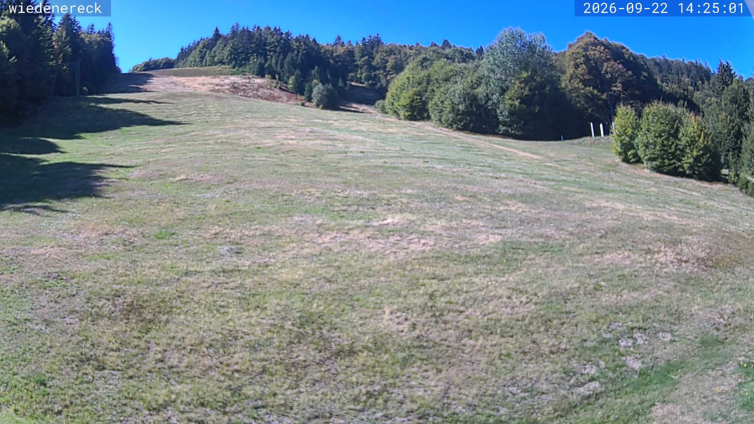 Archived image Webcam Münstertal-Wieden: Wiedenereck lift