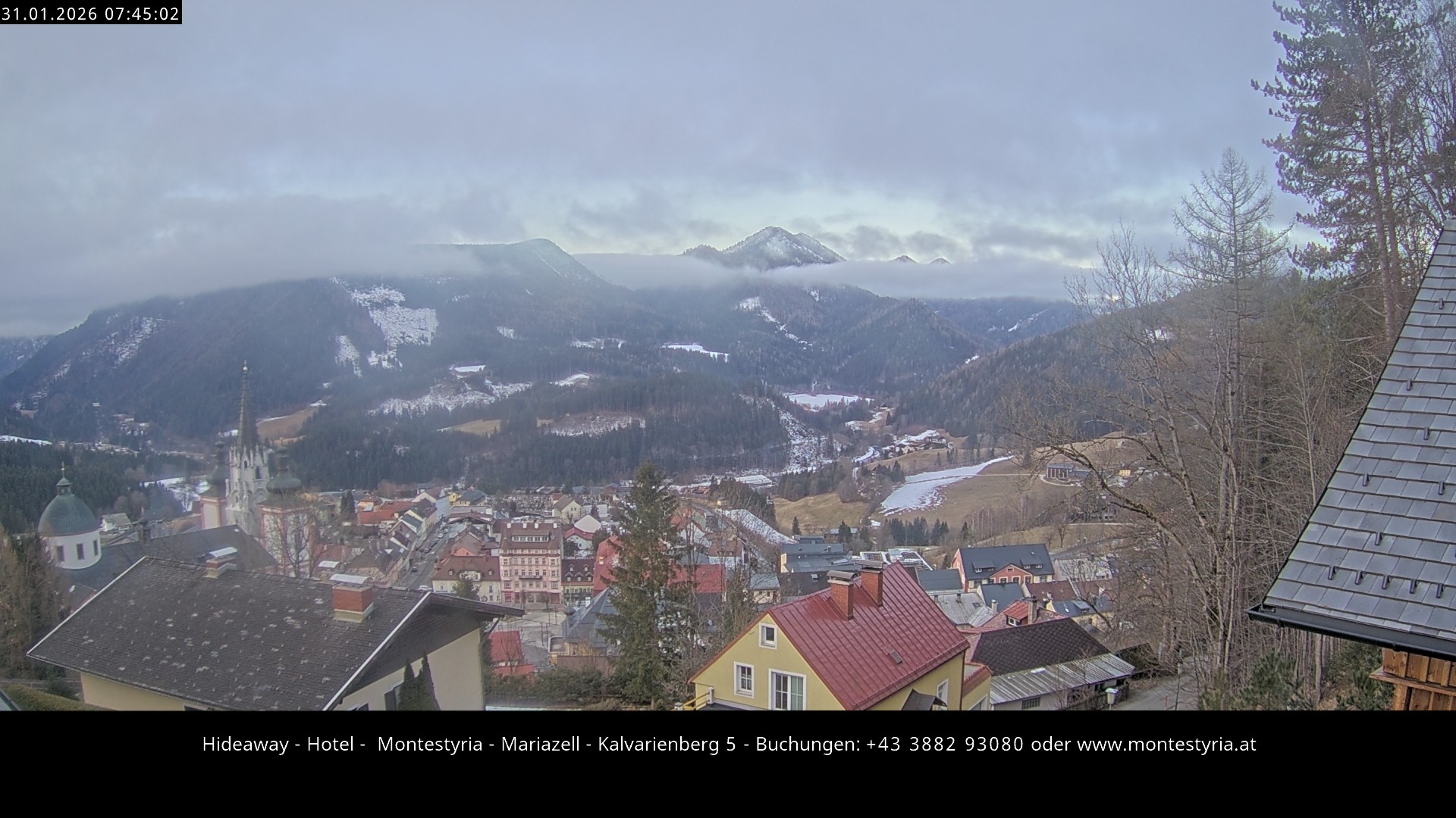 Archiv Foto Webcam Mariazell - Kalvarienberg