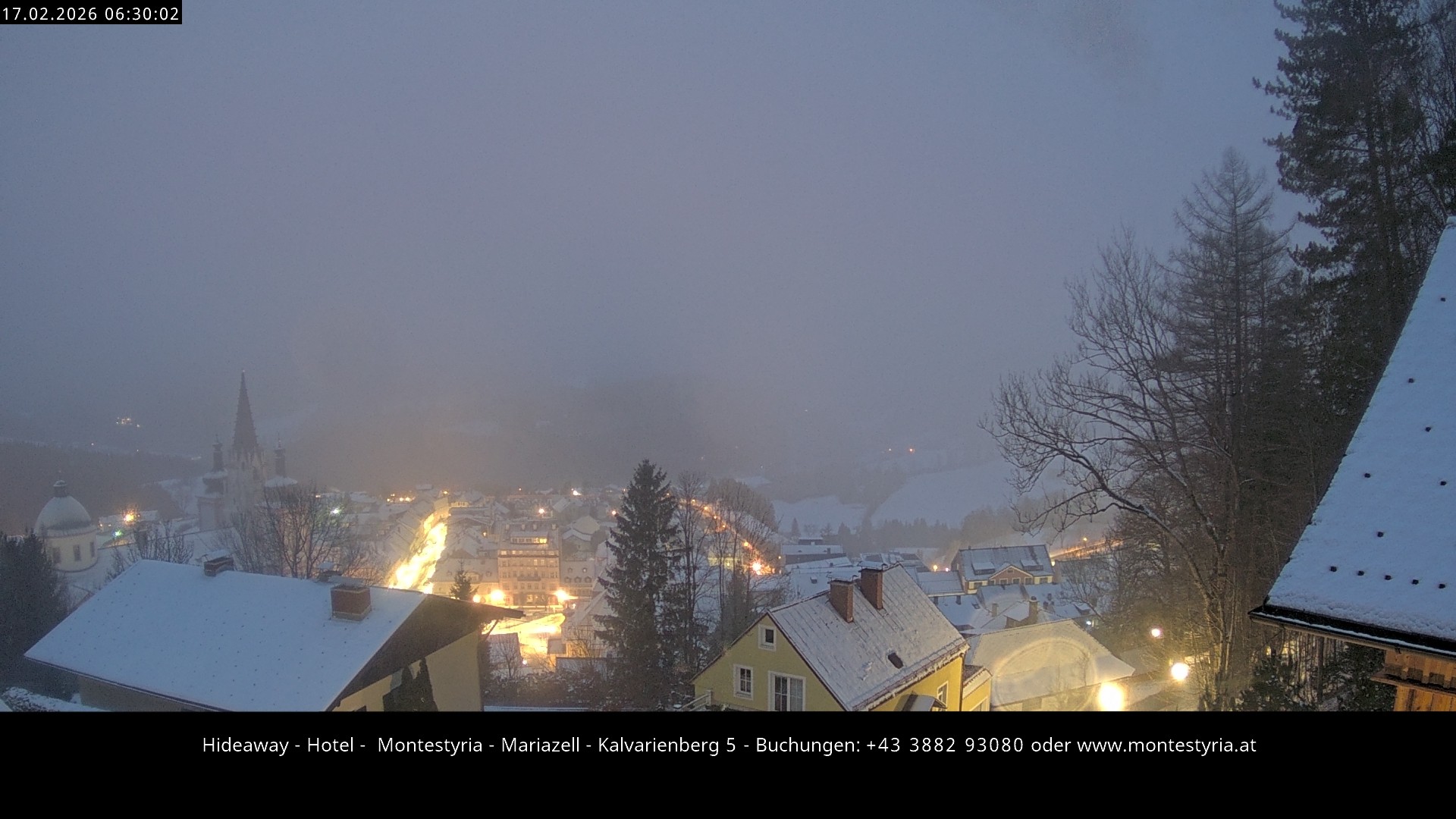 Archiv Foto Webcam Mariazell - Kalvarienberg