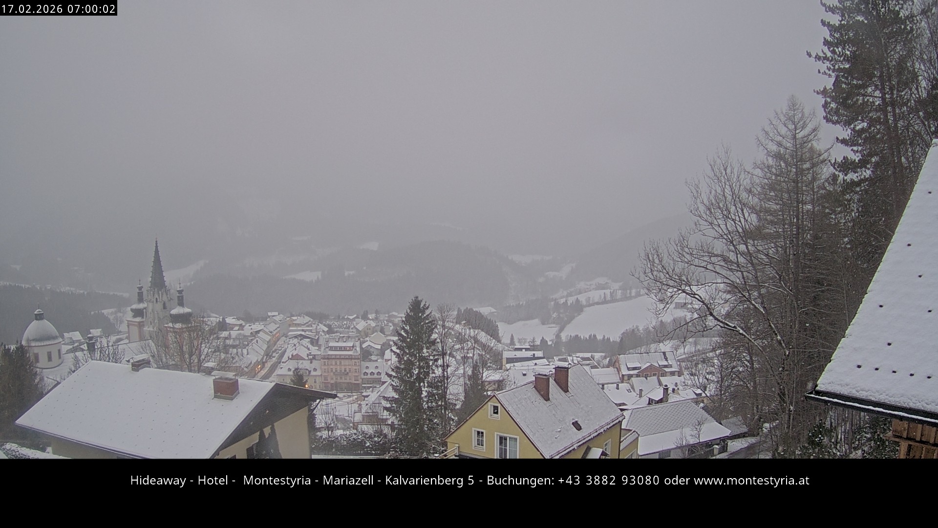 Archiv Foto Webcam Mariazell - Kalvarienberg
