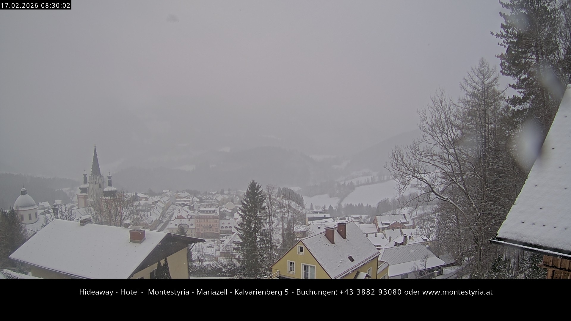 Archiv Foto Webcam Mariazell - Kalvarienberg