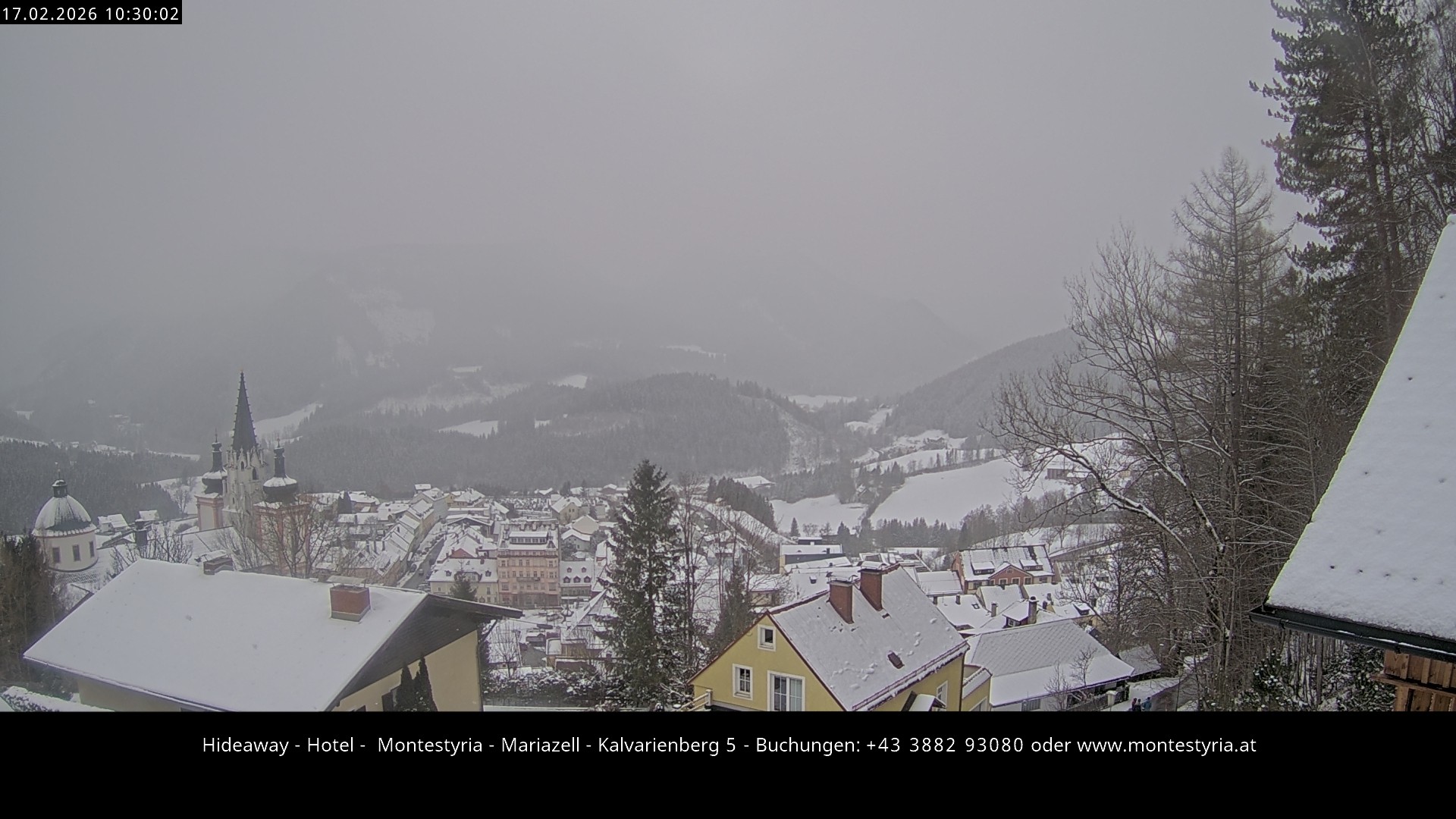 Archiv Foto Webcam Mariazell - Kalvarienberg