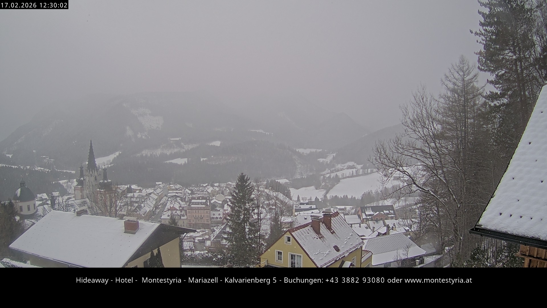Archiv Foto Webcam Mariazell - Kalvarienberg