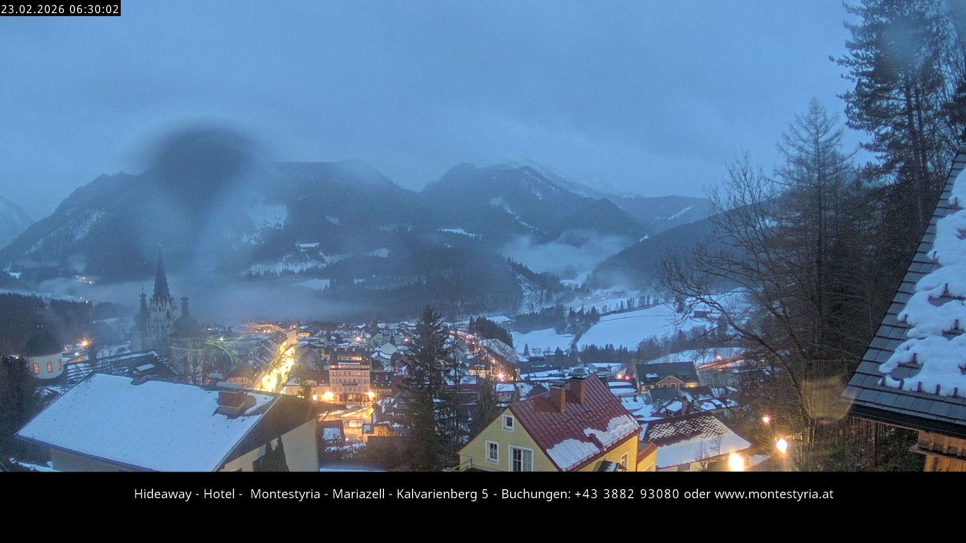 Archiv Foto Webcam Mariazell - Kalvarienberg