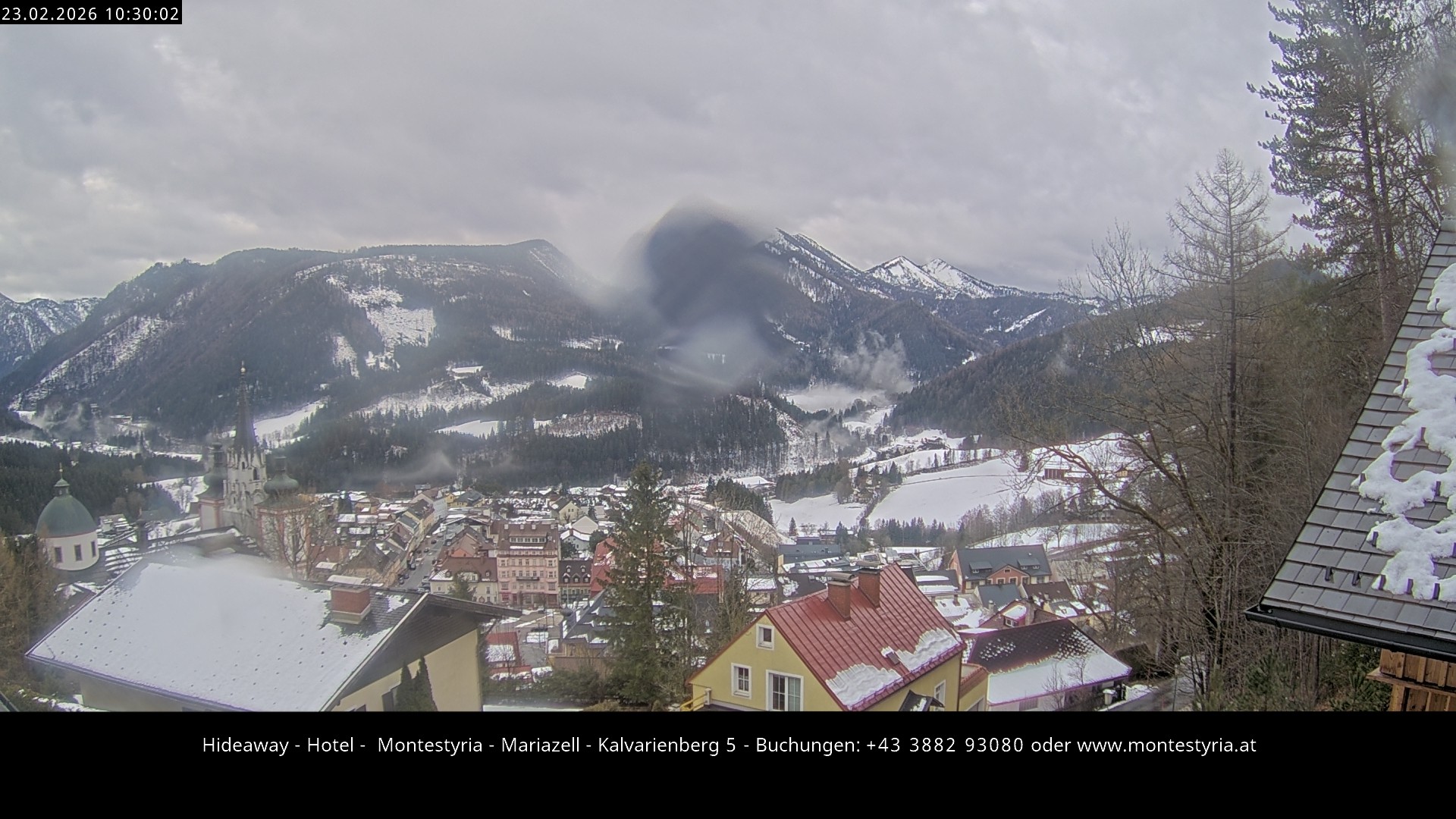 Archiv Foto Webcam Mariazell - Kalvarienberg