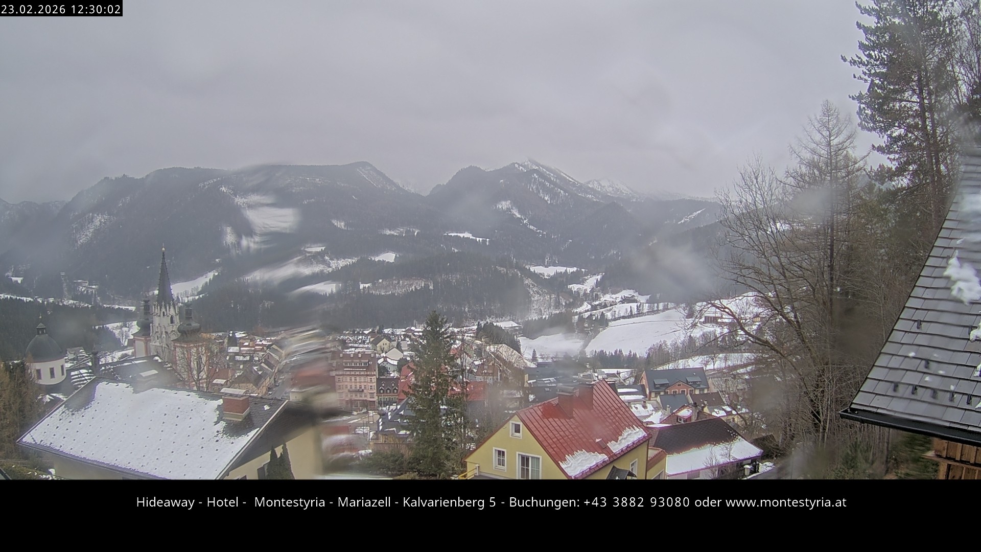 Archiv Foto Webcam Mariazell - Kalvarienberg