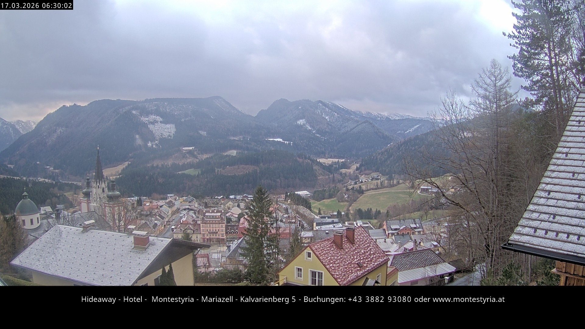 Archiv Foto Webcam Mariazell - Kalvarienberg
