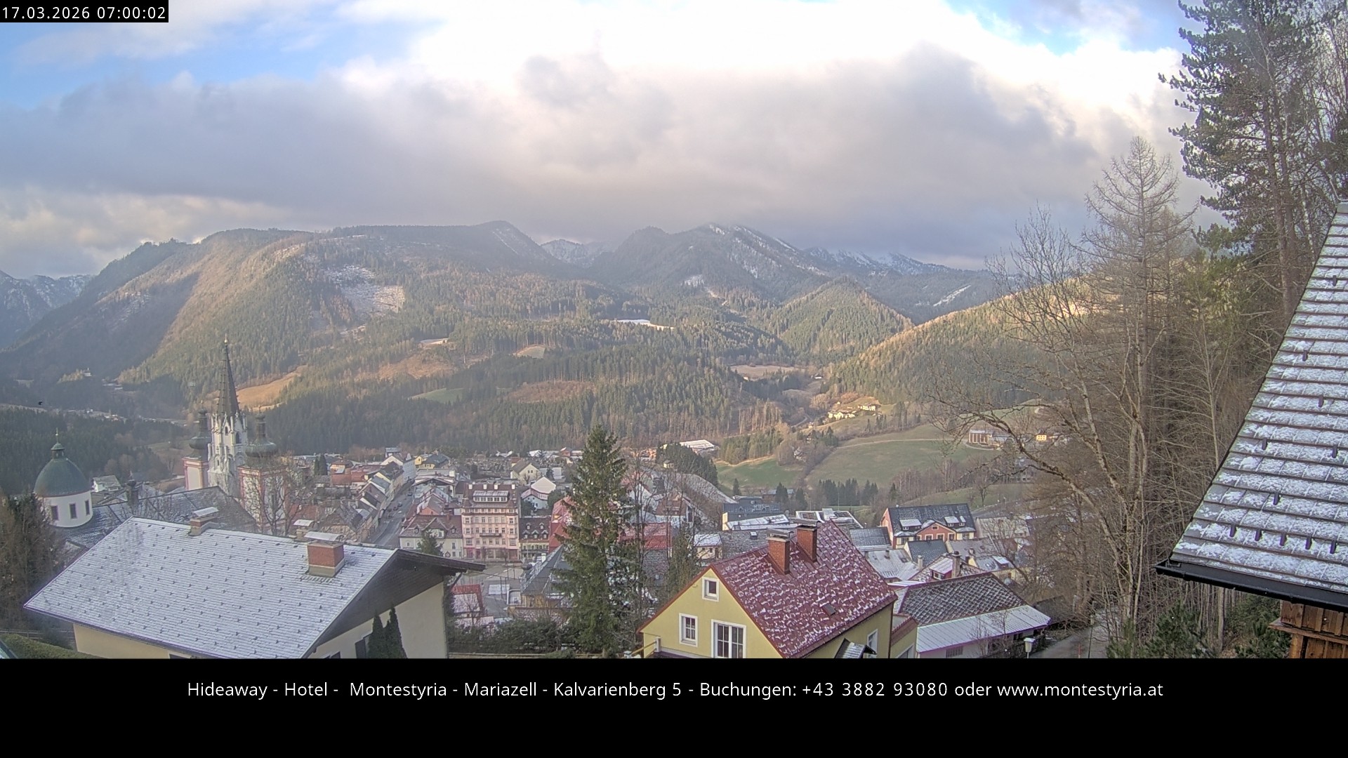 Archiv Foto Webcam Mariazell - Kalvarienberg