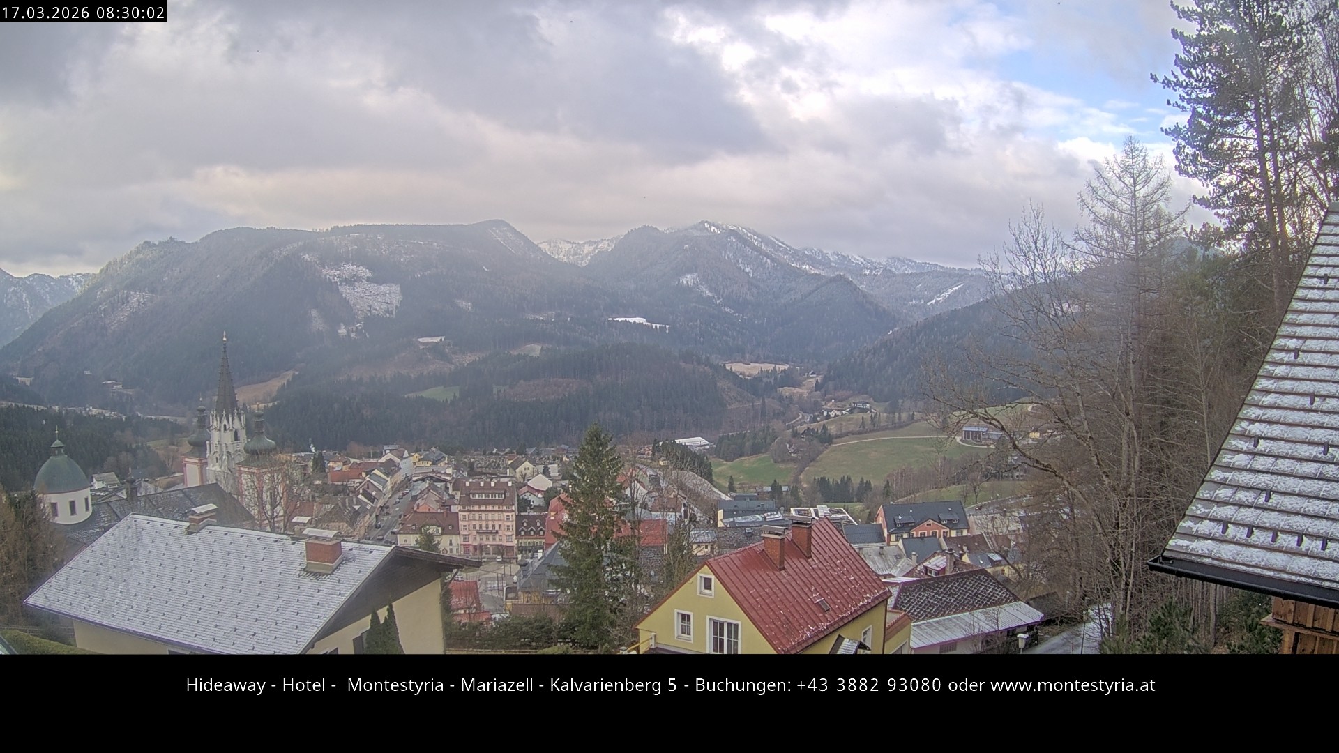 Archiv Foto Webcam Mariazell - Kalvarienberg